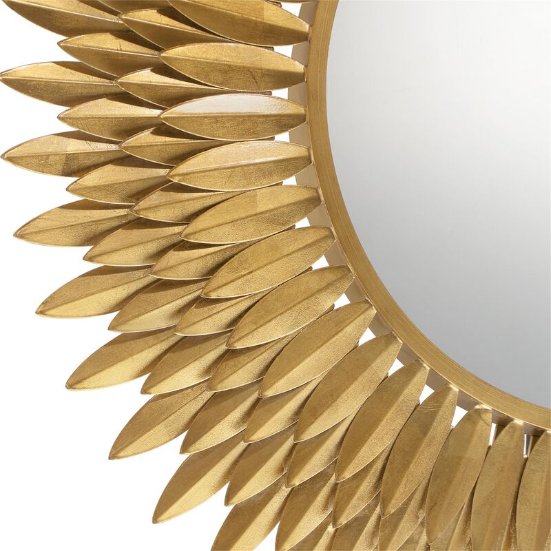 Broche 30 Inch Decorative Mirror by Crystorama