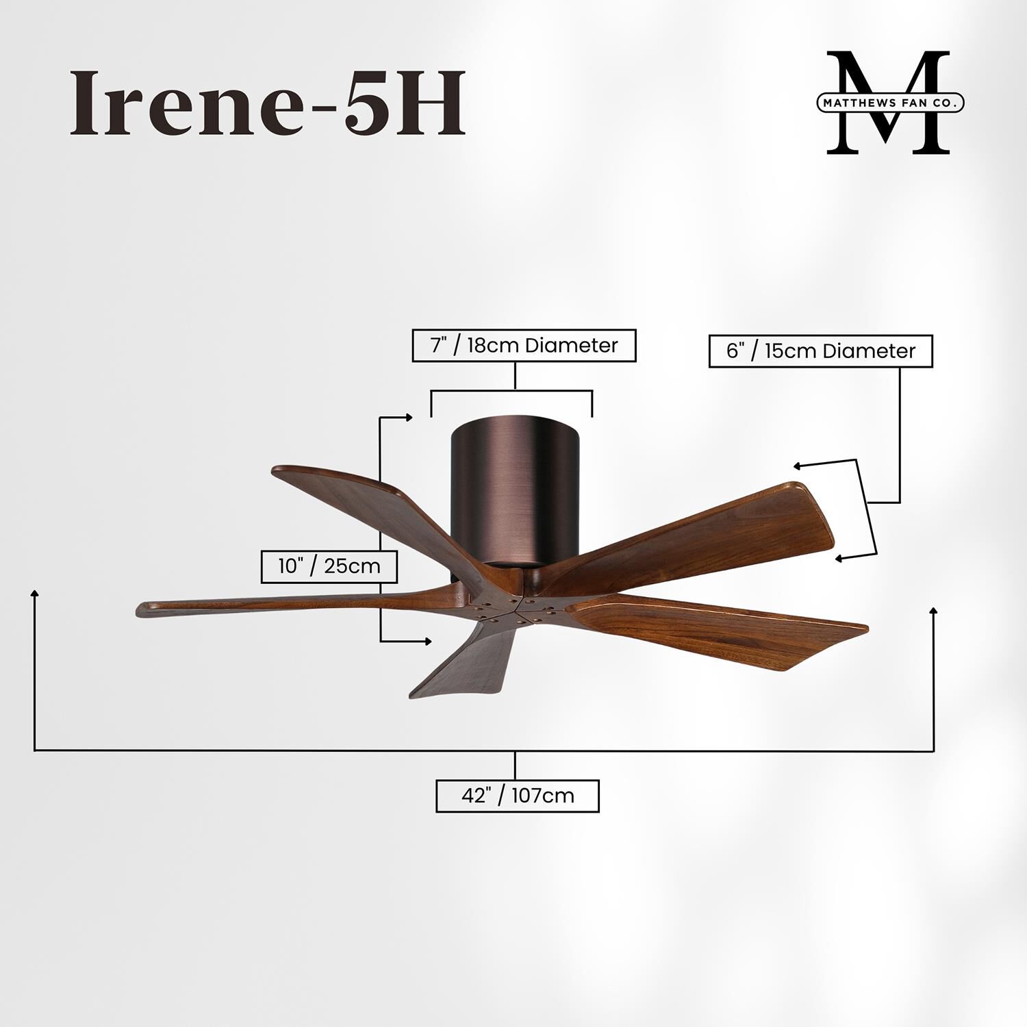 Shown in Brushed Bronze finish