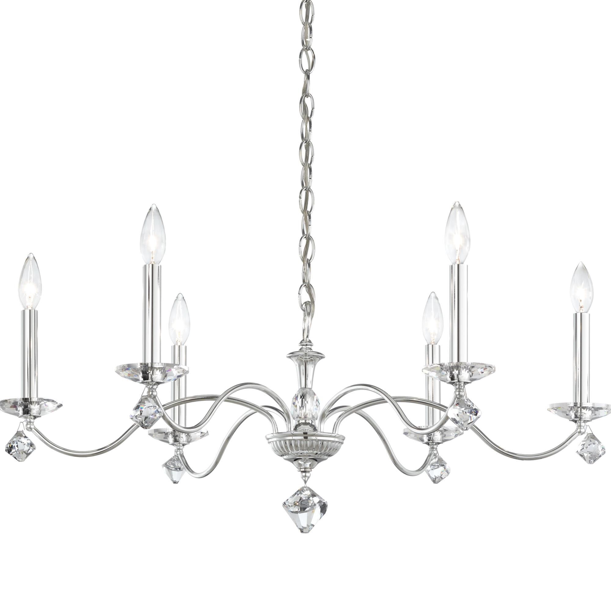 Shown in Polished Silver finish and Clear Heritage crystal