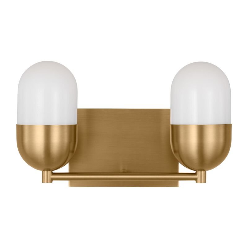 Drew & Jonathan Foster 13 Inch 2 Light Bath Vanity Light by Visual Comfort Studio