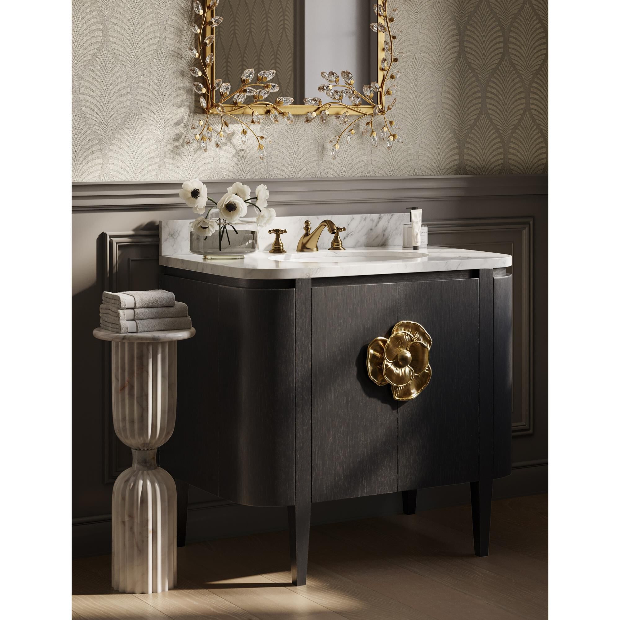 Briallen Bath Vanity by Currey and Company