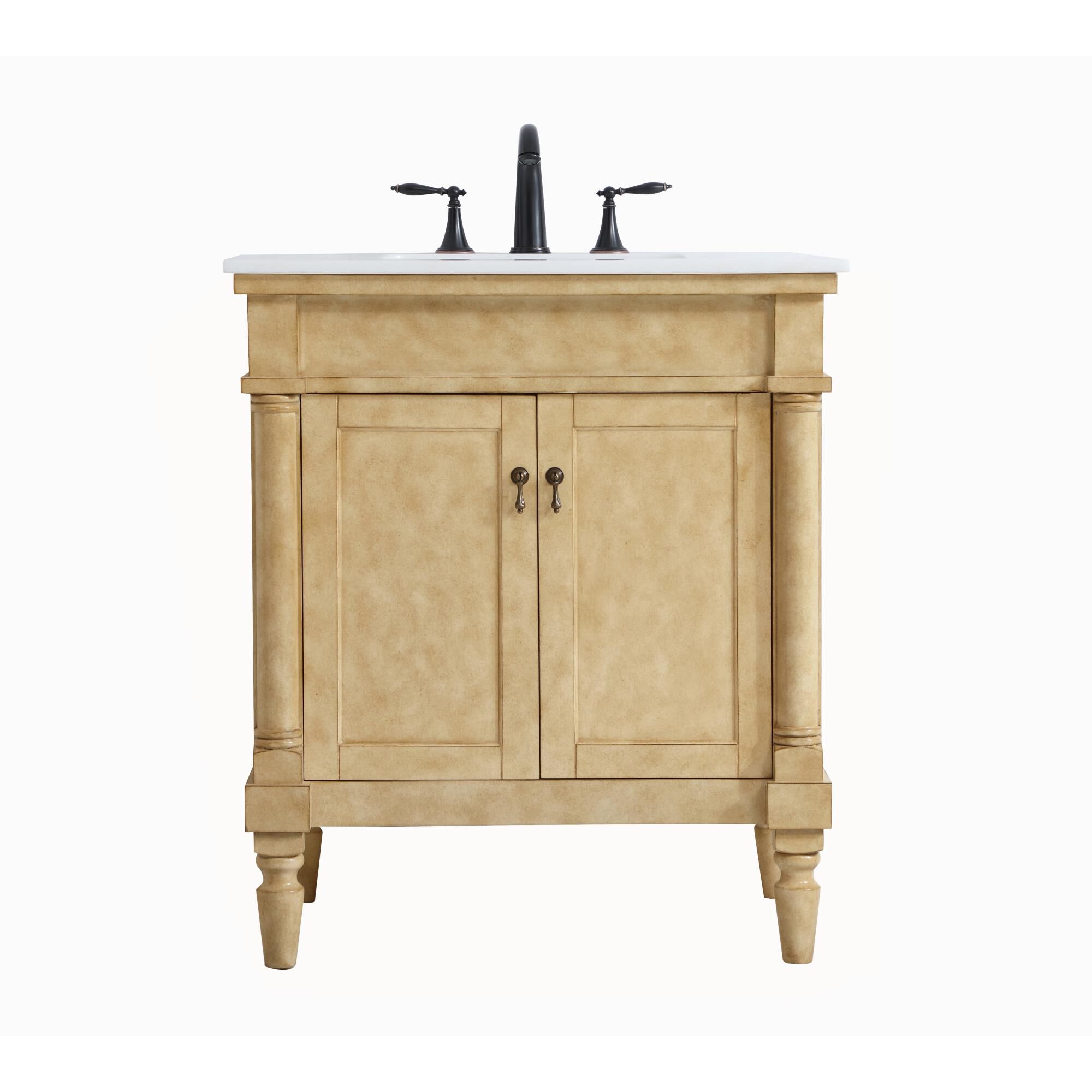 Shown in Antique Beige finish