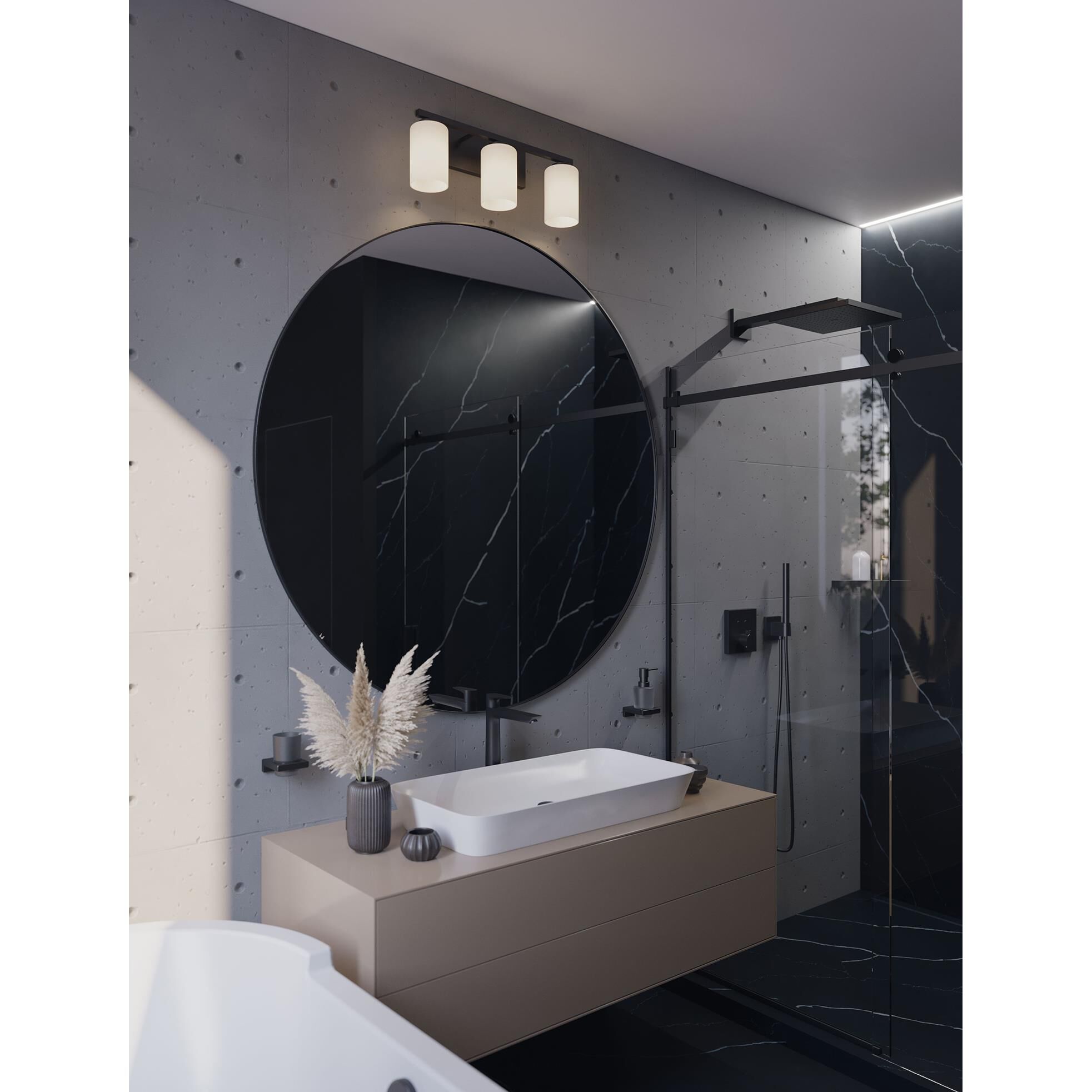 Shown in Black finish