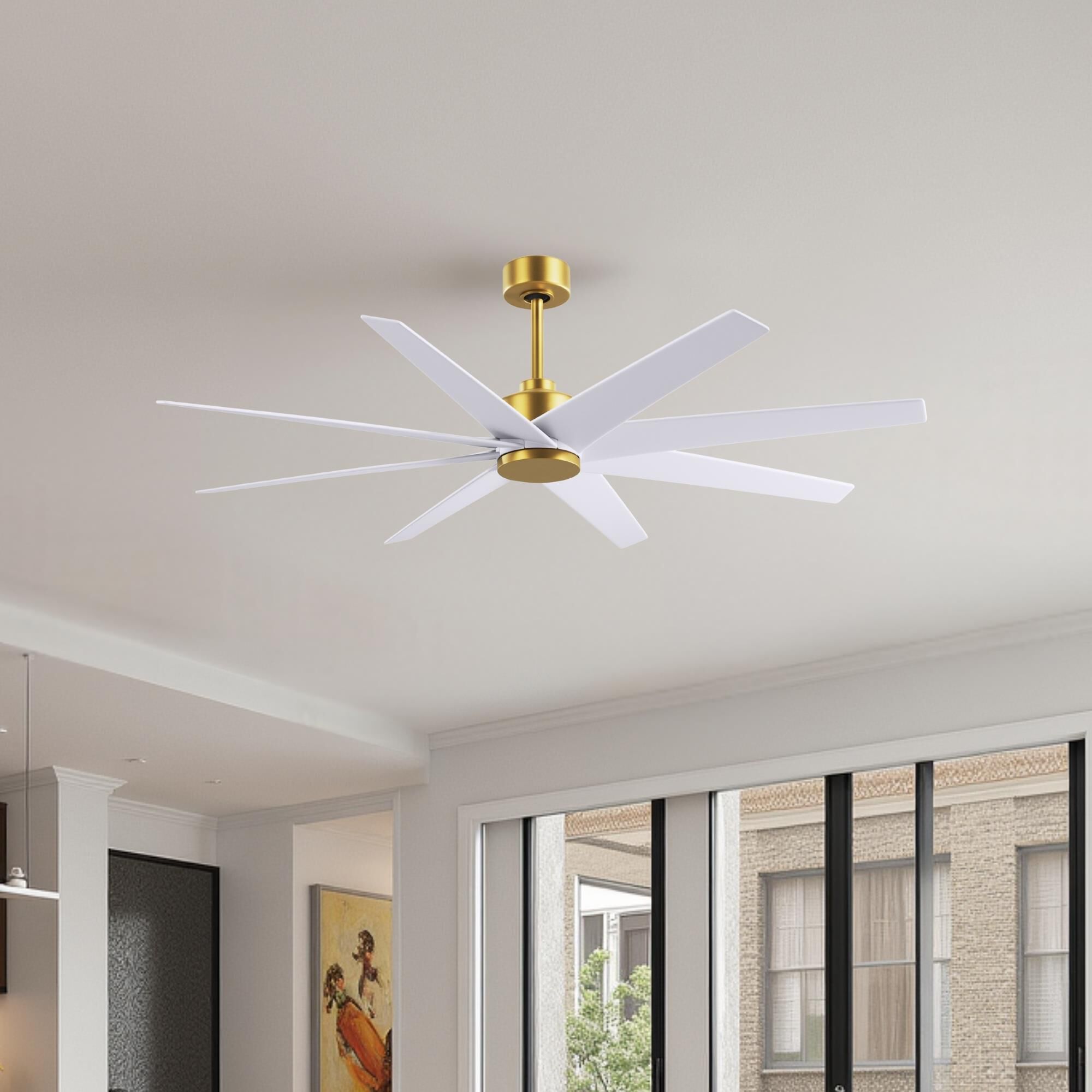 Ariella 64 Inch Ceiling Fan with Light Kit by Matthews Fan Company