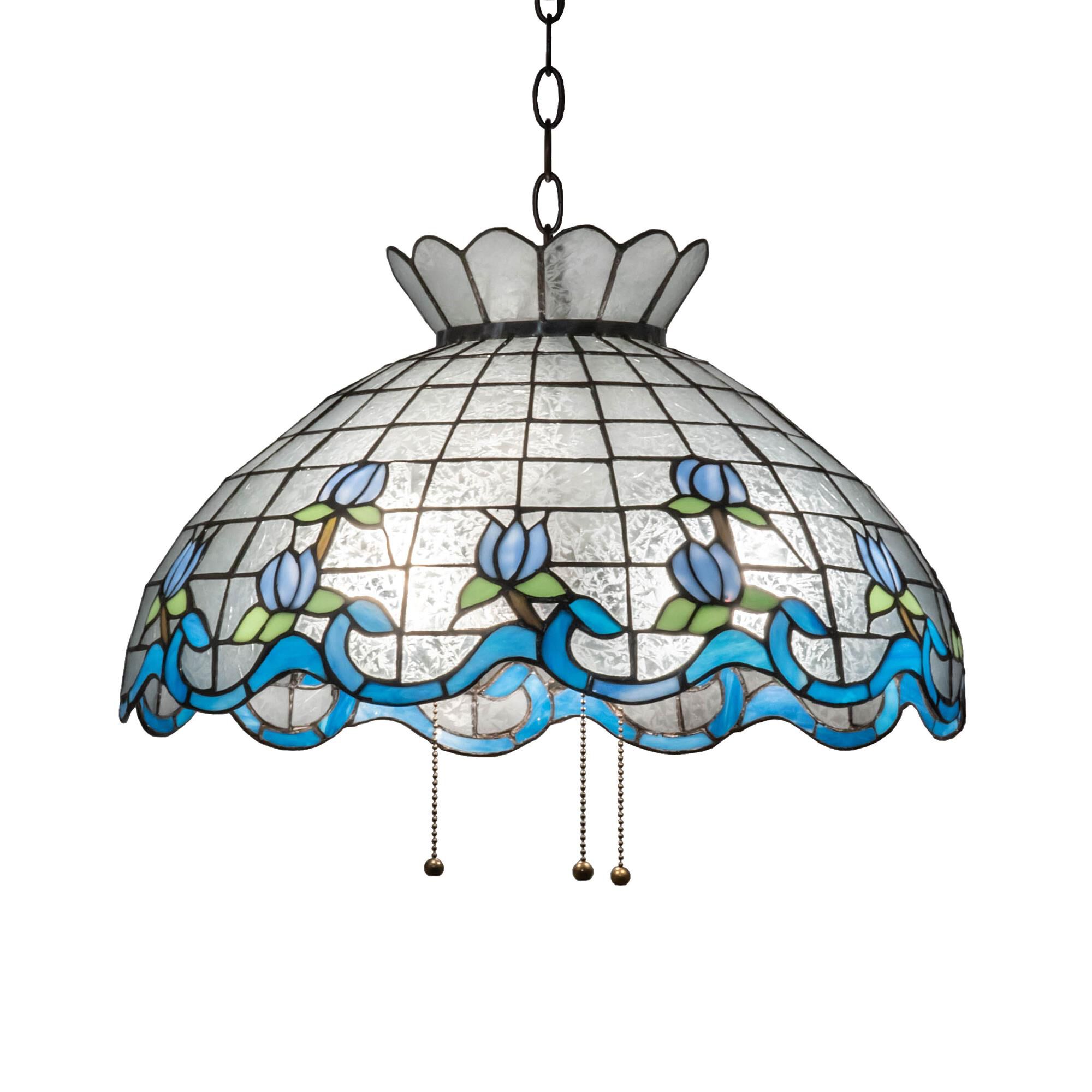 Roseborder 20 Inch Large Pendant by Meyda Lighting