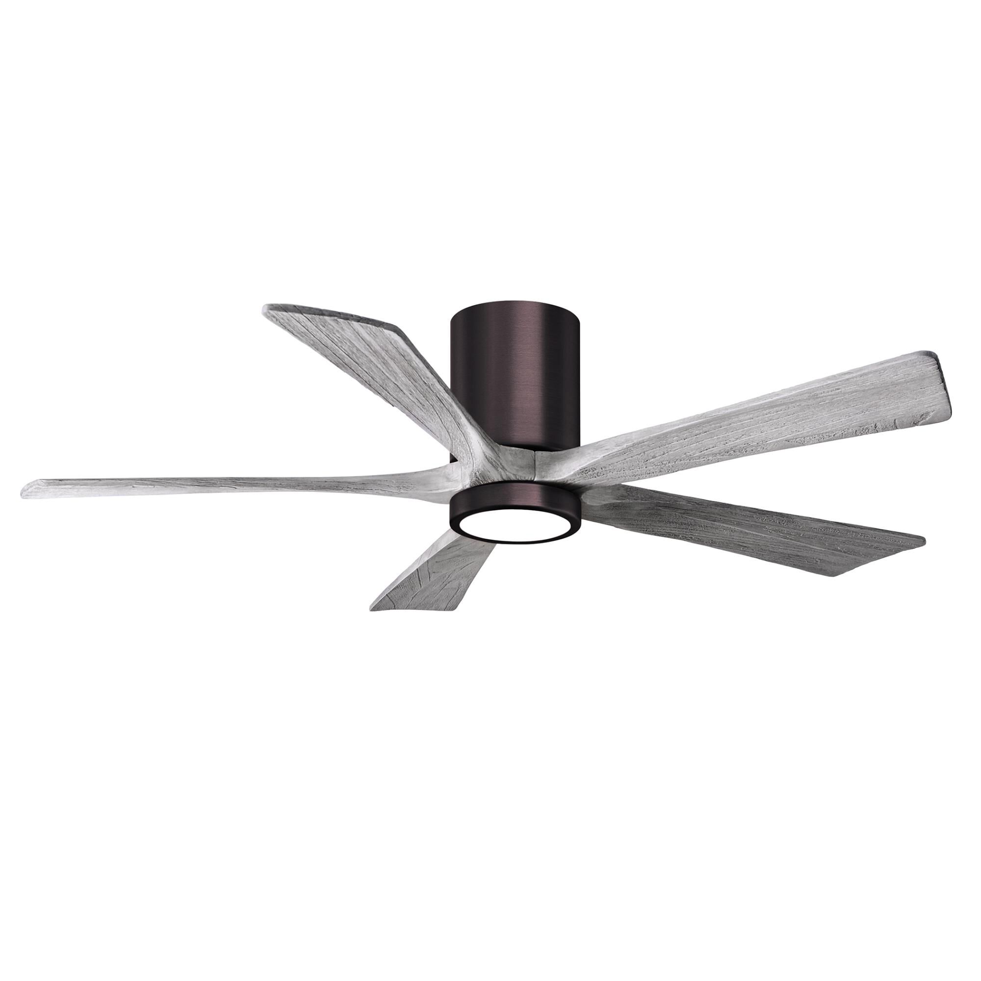 Irene 52 Inch Flush Mount Fan with Light Kit by Matthews Fan Company