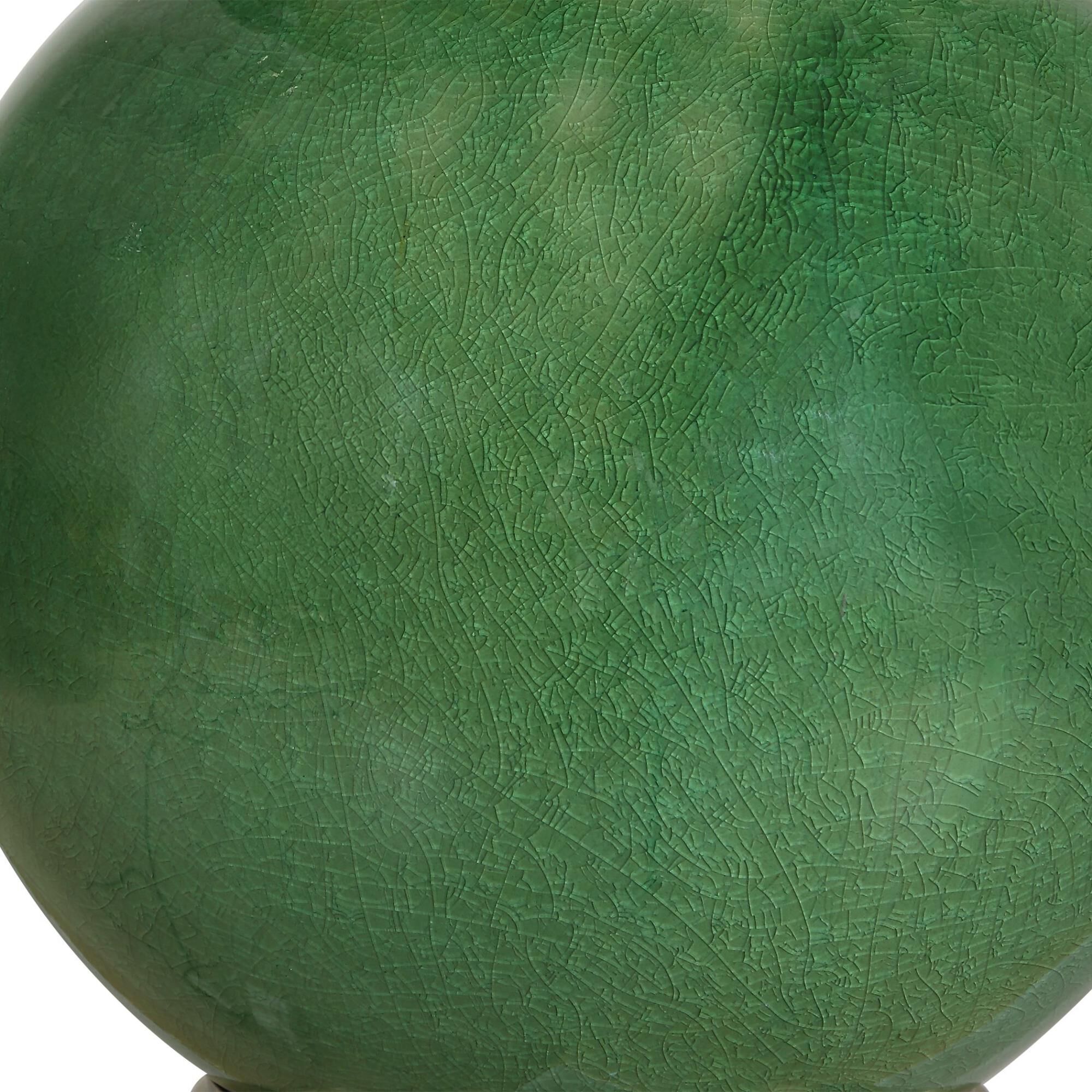 Shown in Green finish and Round Hardback shade