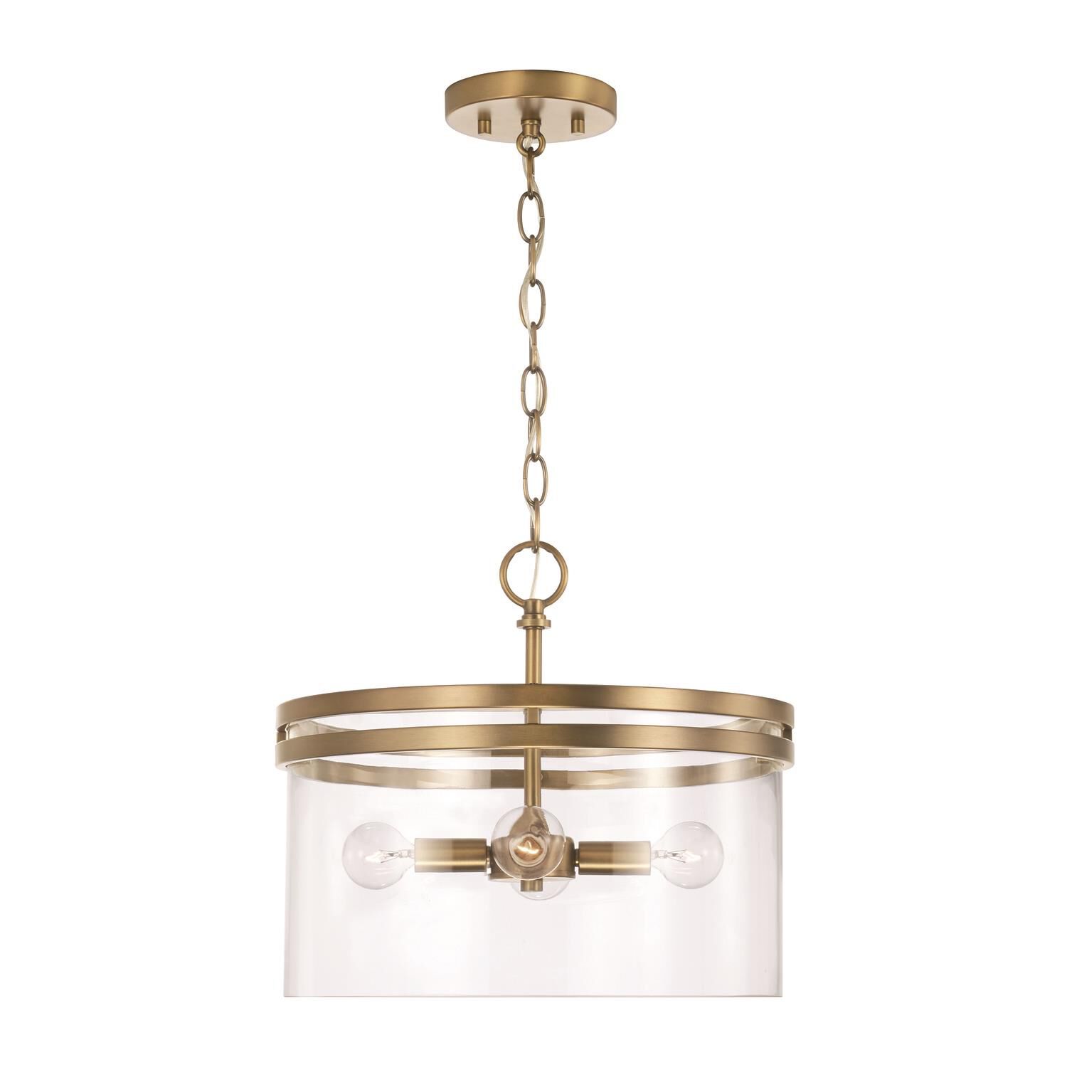 Fuller 14 Inch 4 Light Semi Flush Mount by Homeplace by Capital Lighting Fixture Company