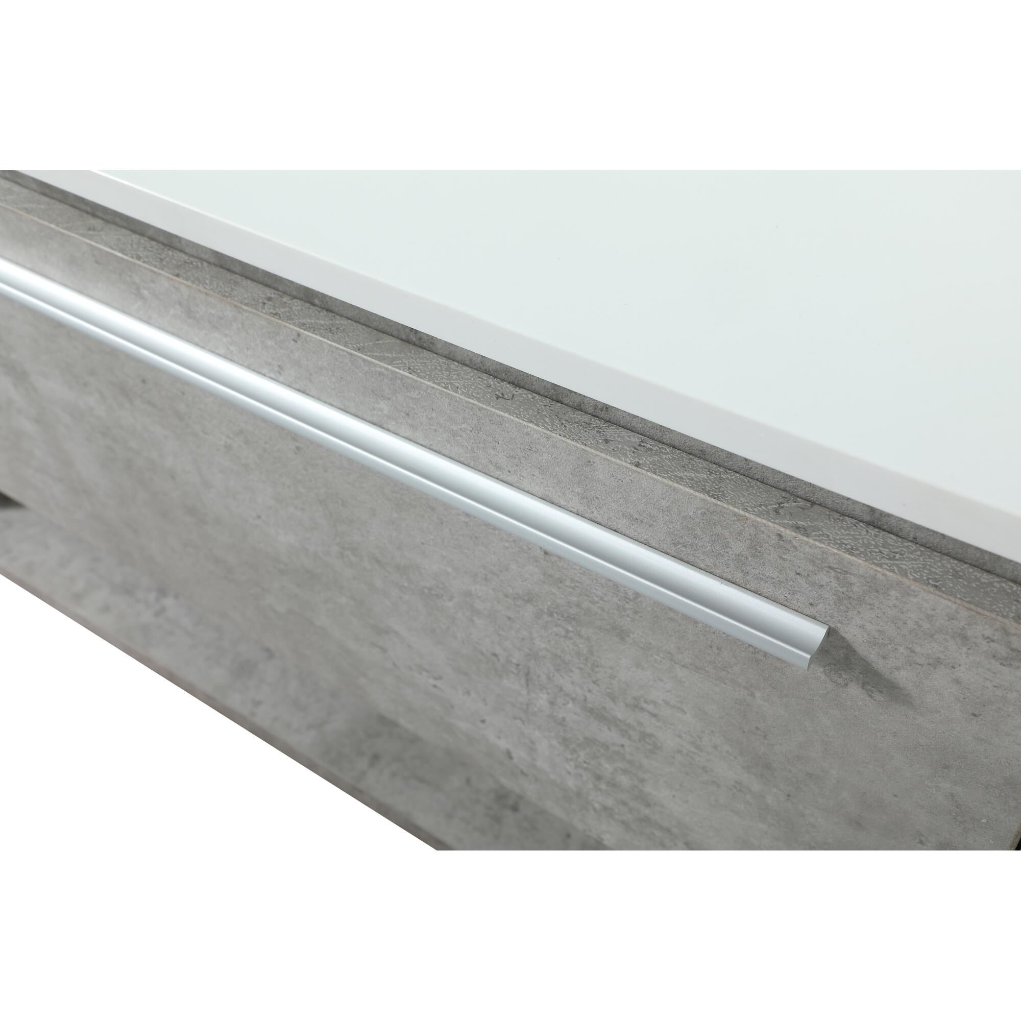 Shown in Concrete Grey finish