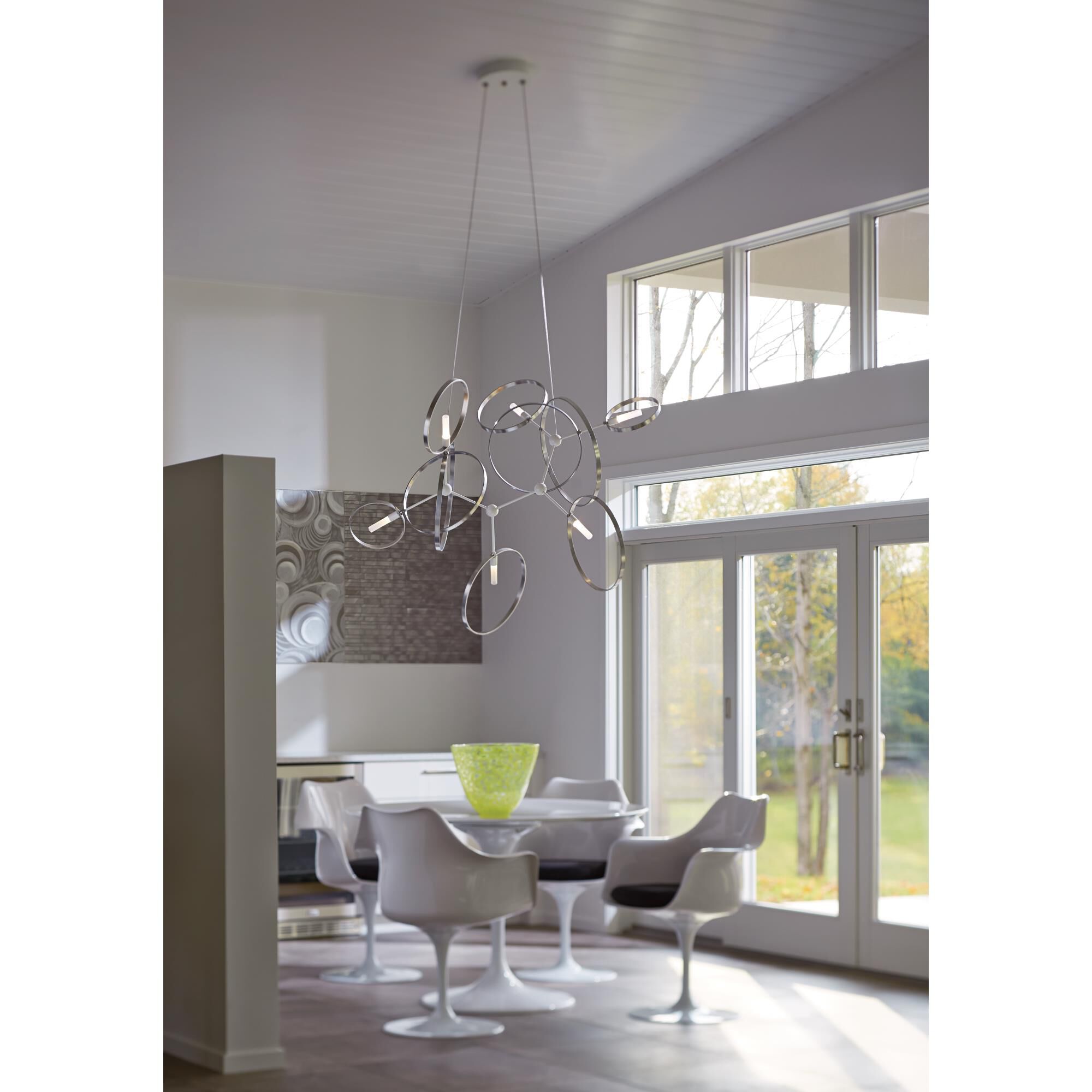 Celesse 59 Inch 6 Light Linear Suspension Light by Hubbardton Forge