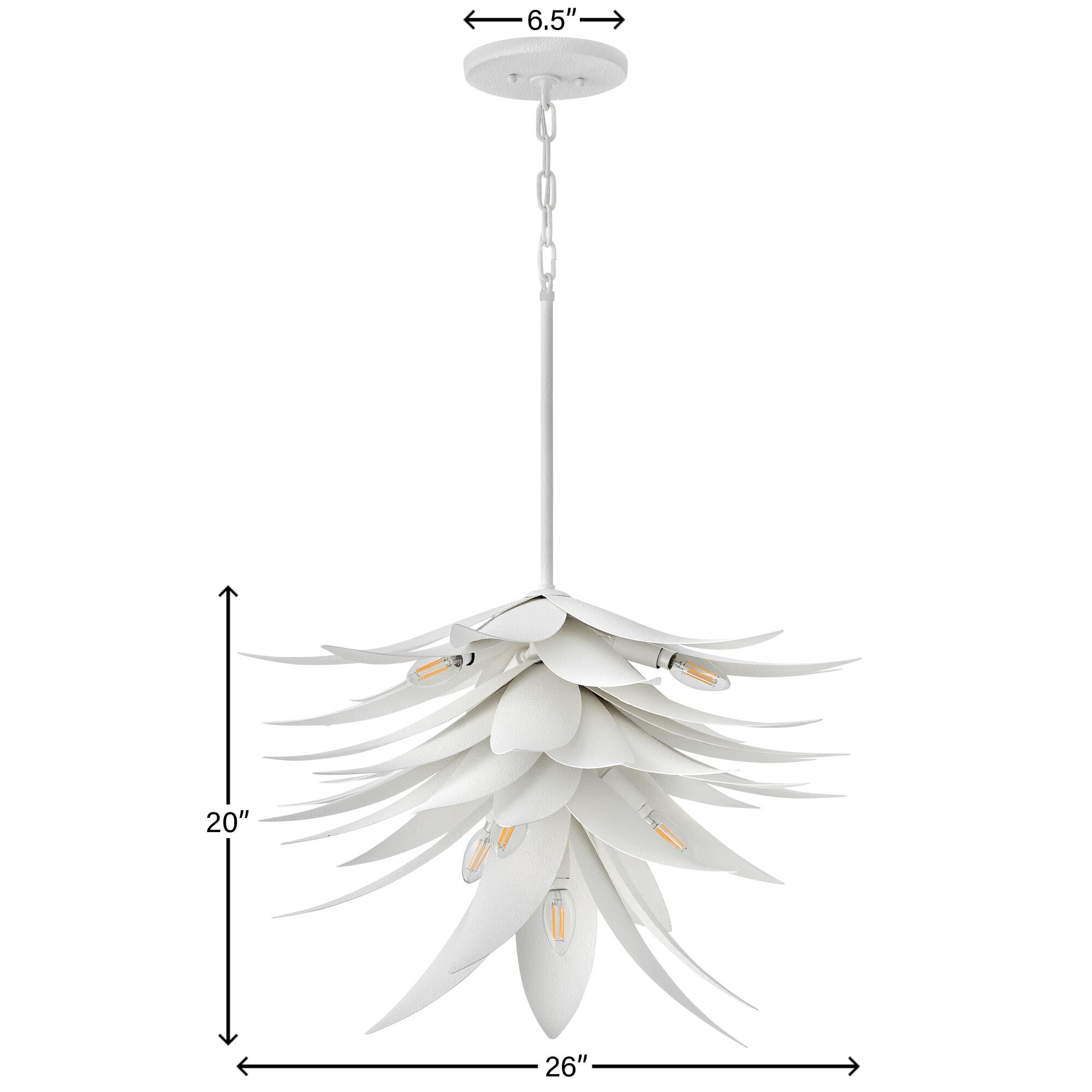 Agave 26 Inch 7 Light Chandelier by Fredrick Ramond