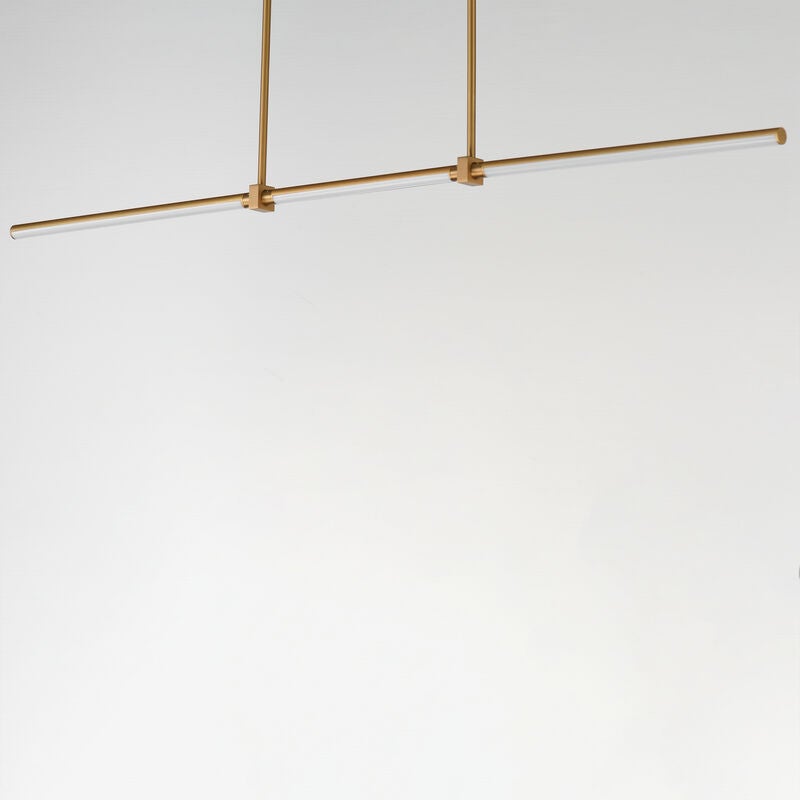 Dorian Large Linear Chandelier by ET2 Lighting