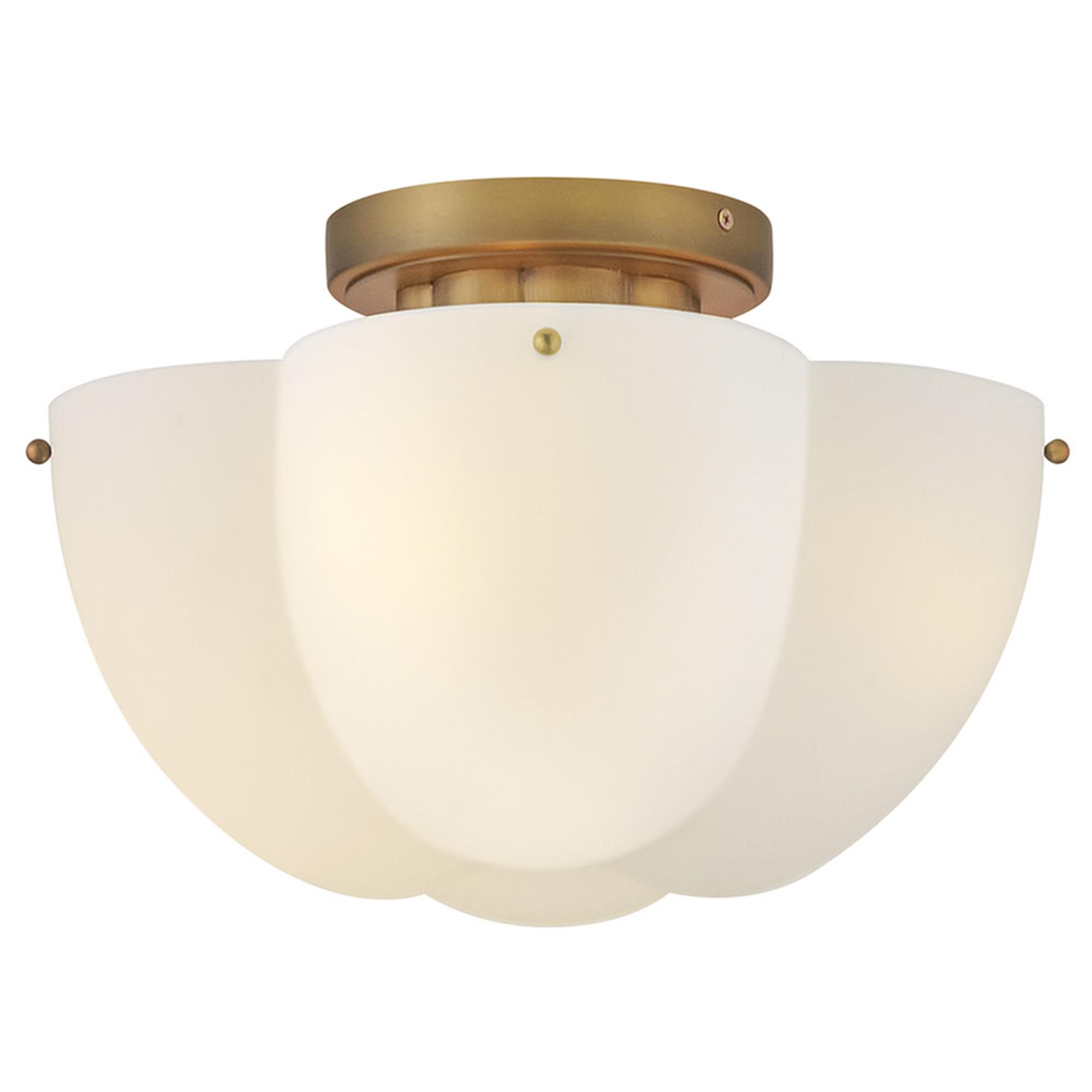 Becca 14 Inch 4 Light Semi Flush Mount,