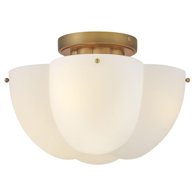 Becca 14 Inch 4 Light Semi Flush Mount by Hinkley