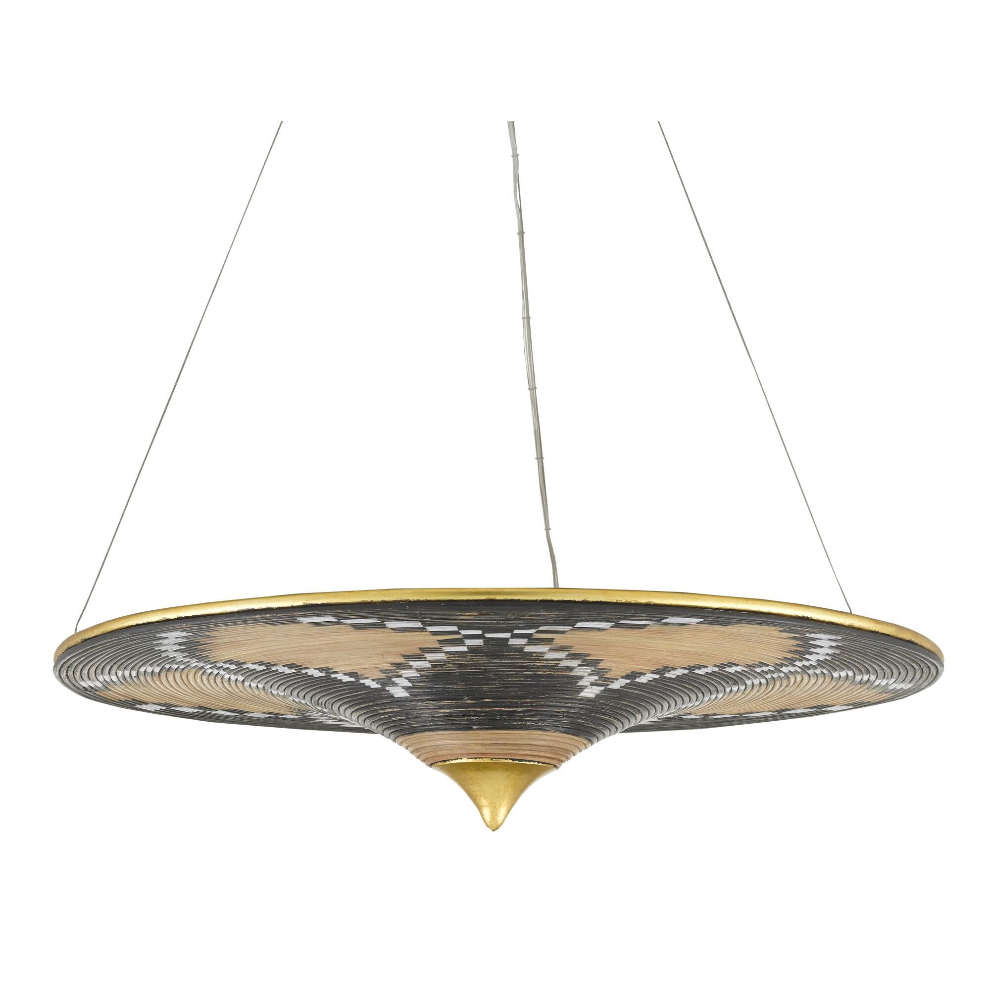 Canaan 3 Light Chandelier by Currey and Company