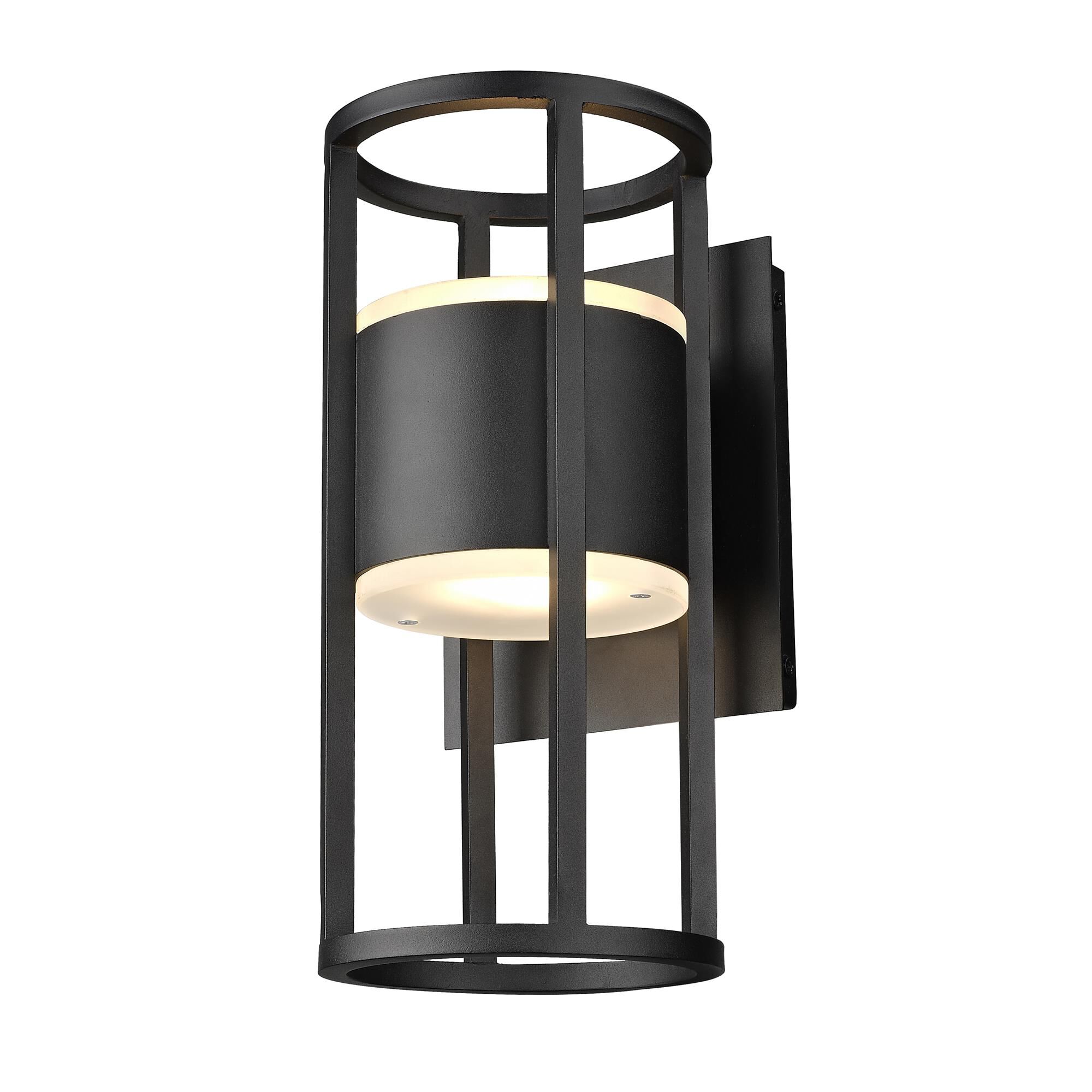 Shown in Black finish and Etched glass