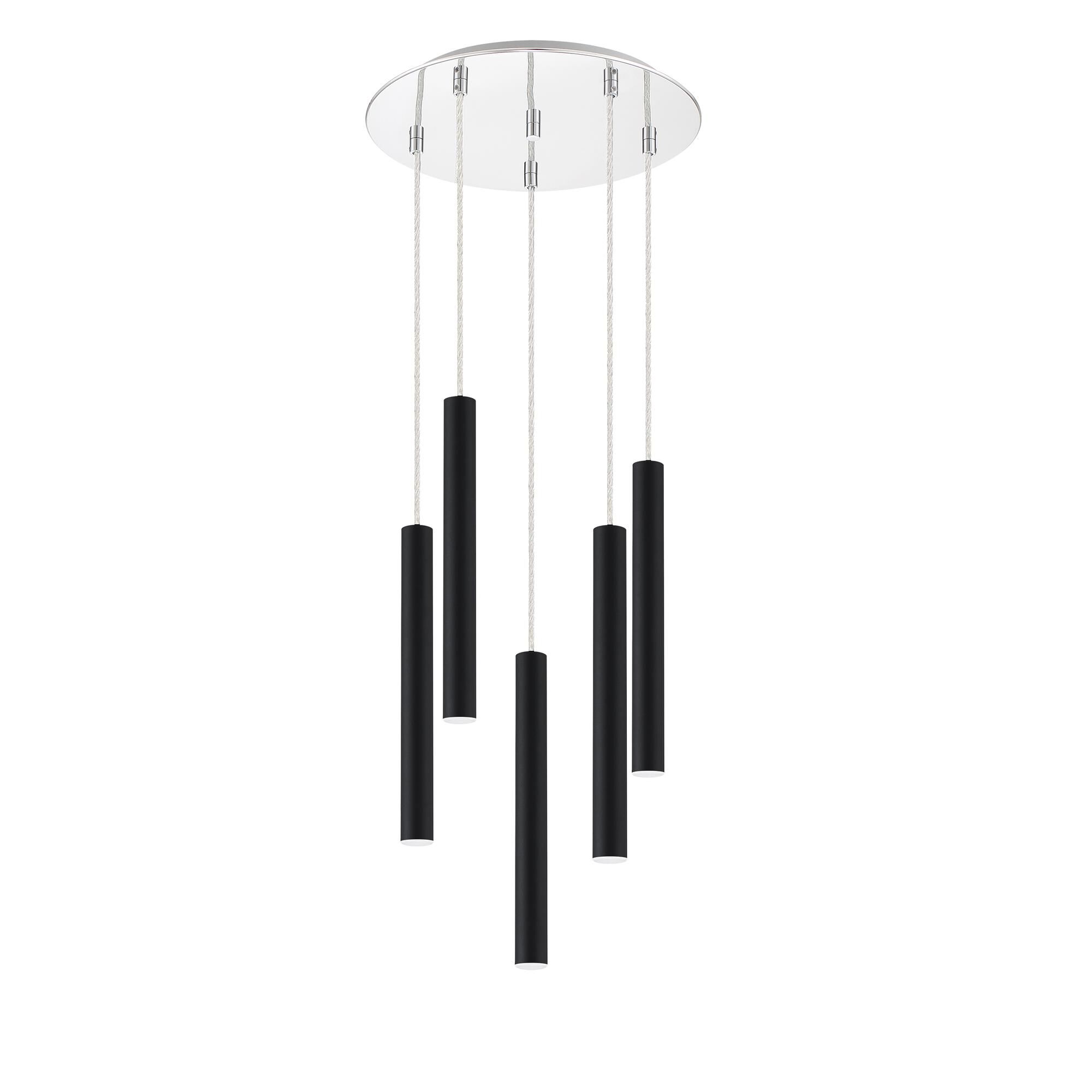 Shown in Chrome finish and Steel glass and Steel shade