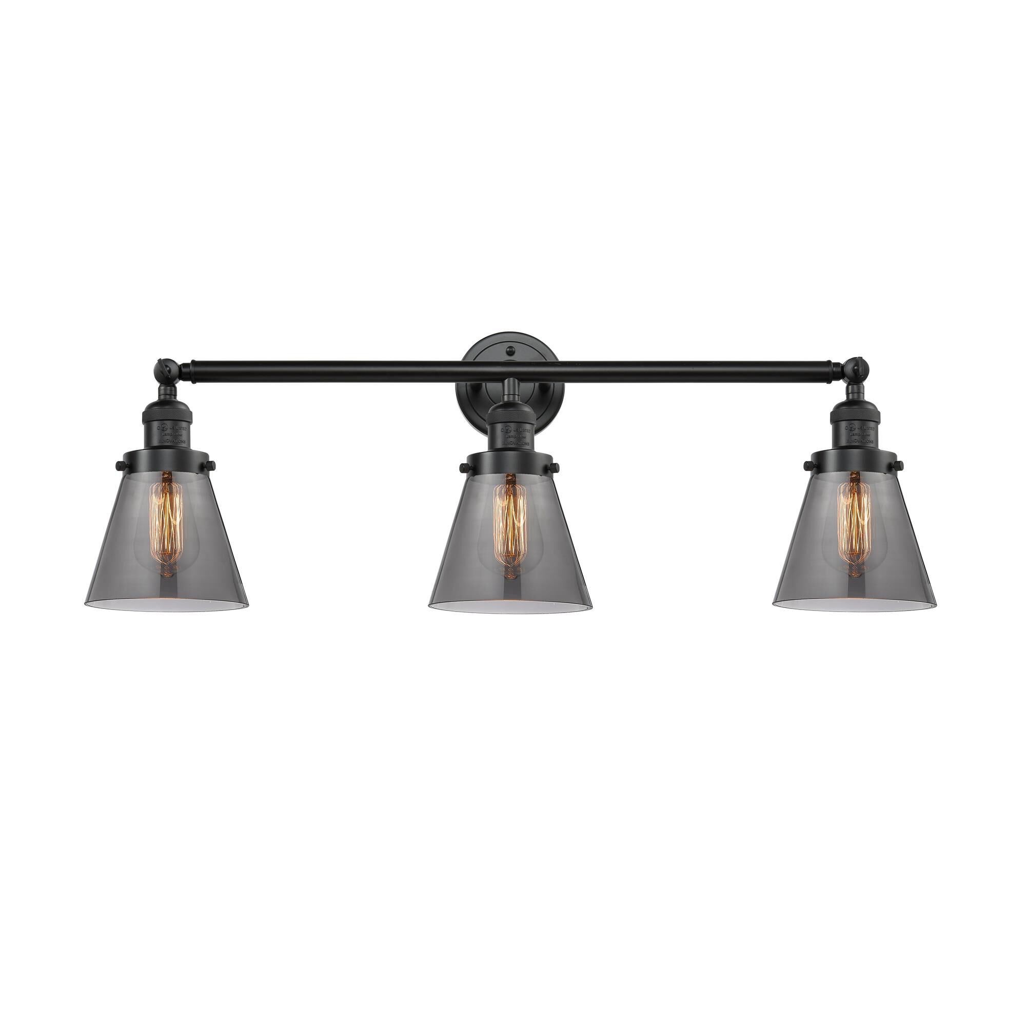 Shown in Oil Rubbed Bronze finish and Smoked glass