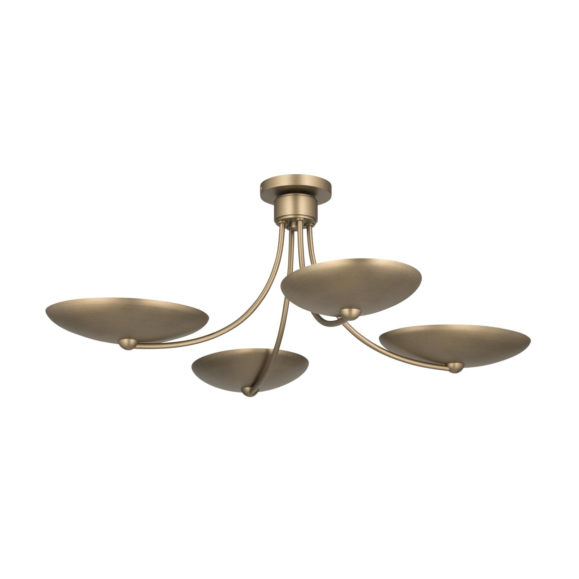 Shown in Champagne Bronze finish and Champagne Bronze shade