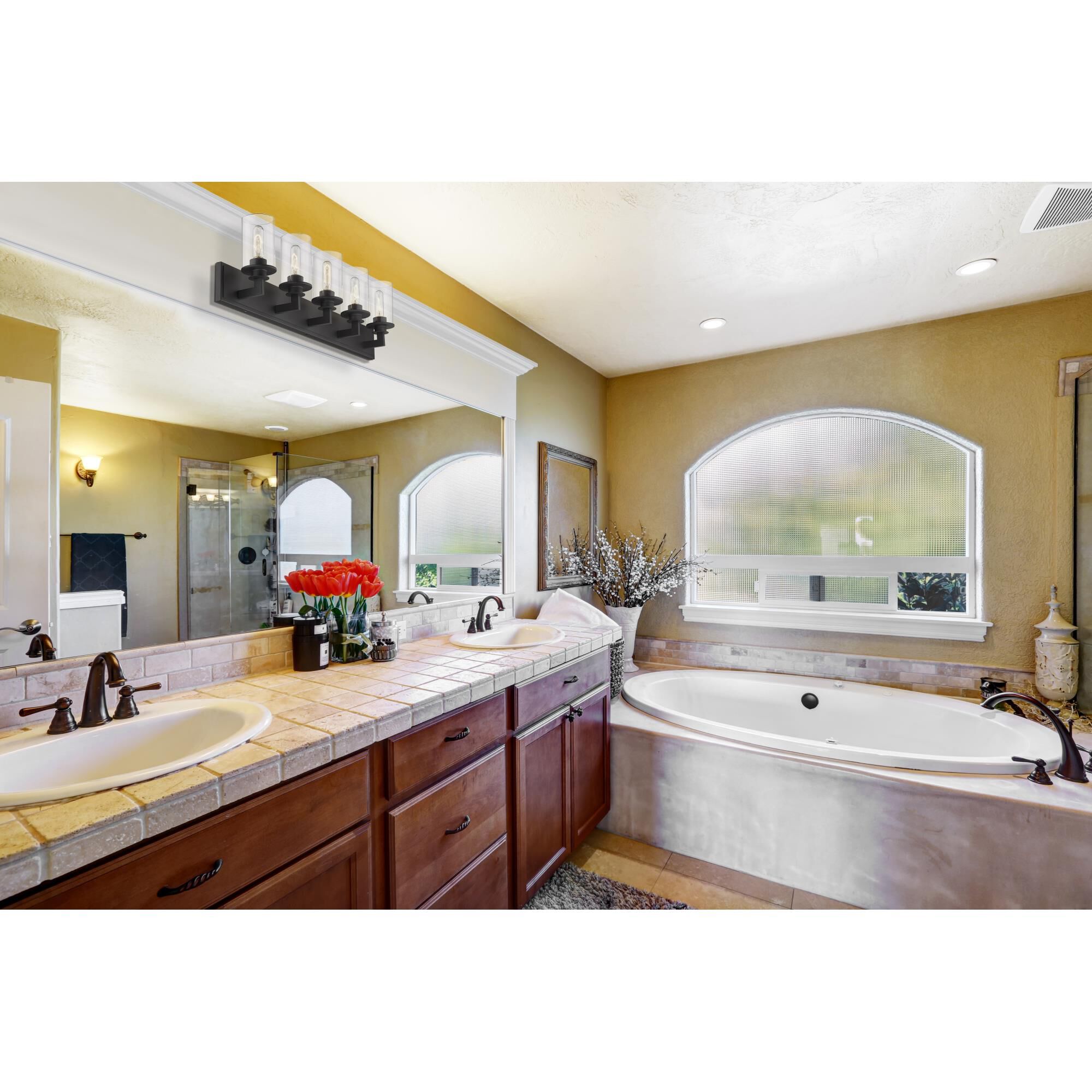 Savannah 38 Inch 5 Light Bath Vanity Light by Z-Lite