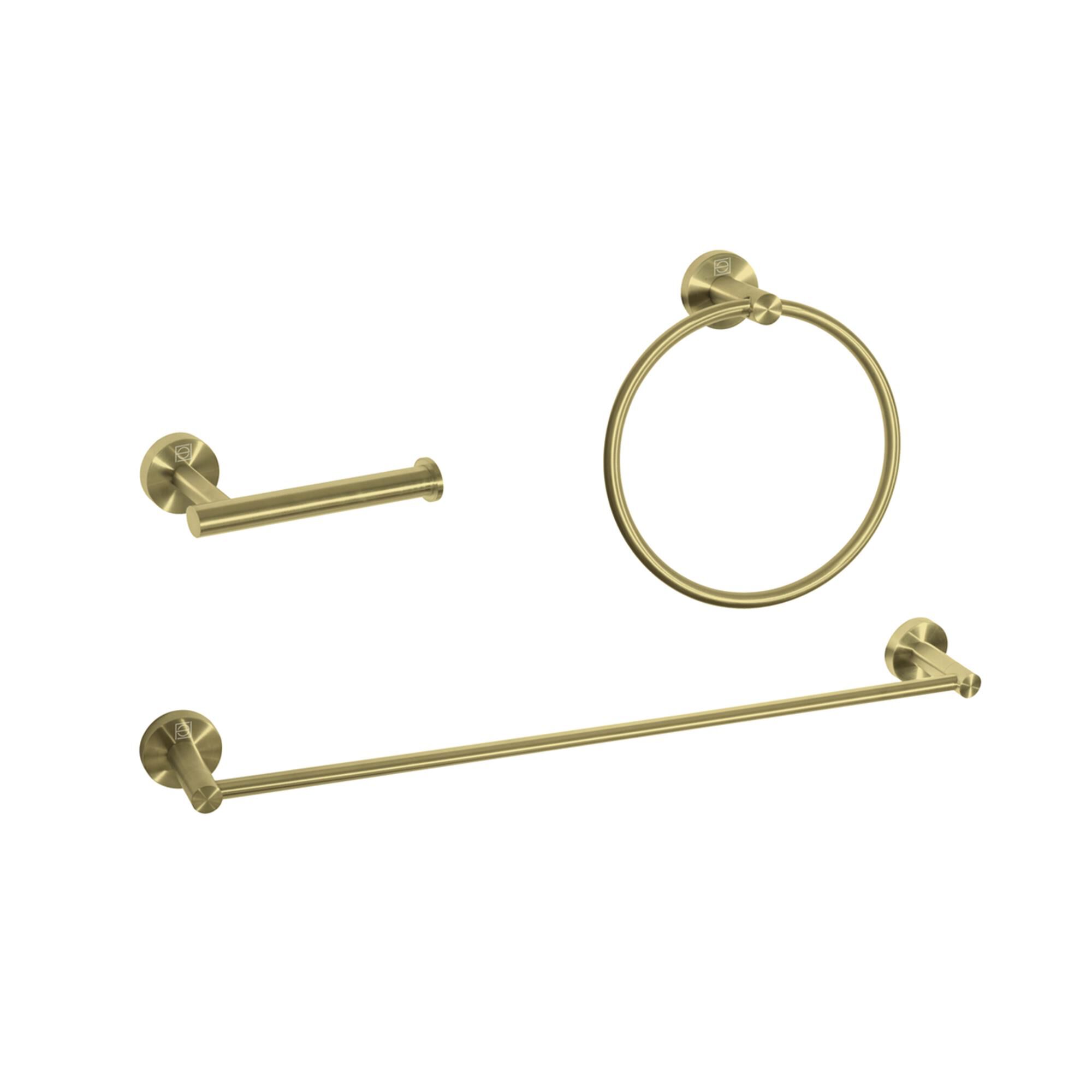 Shown in Brushed Gold finish