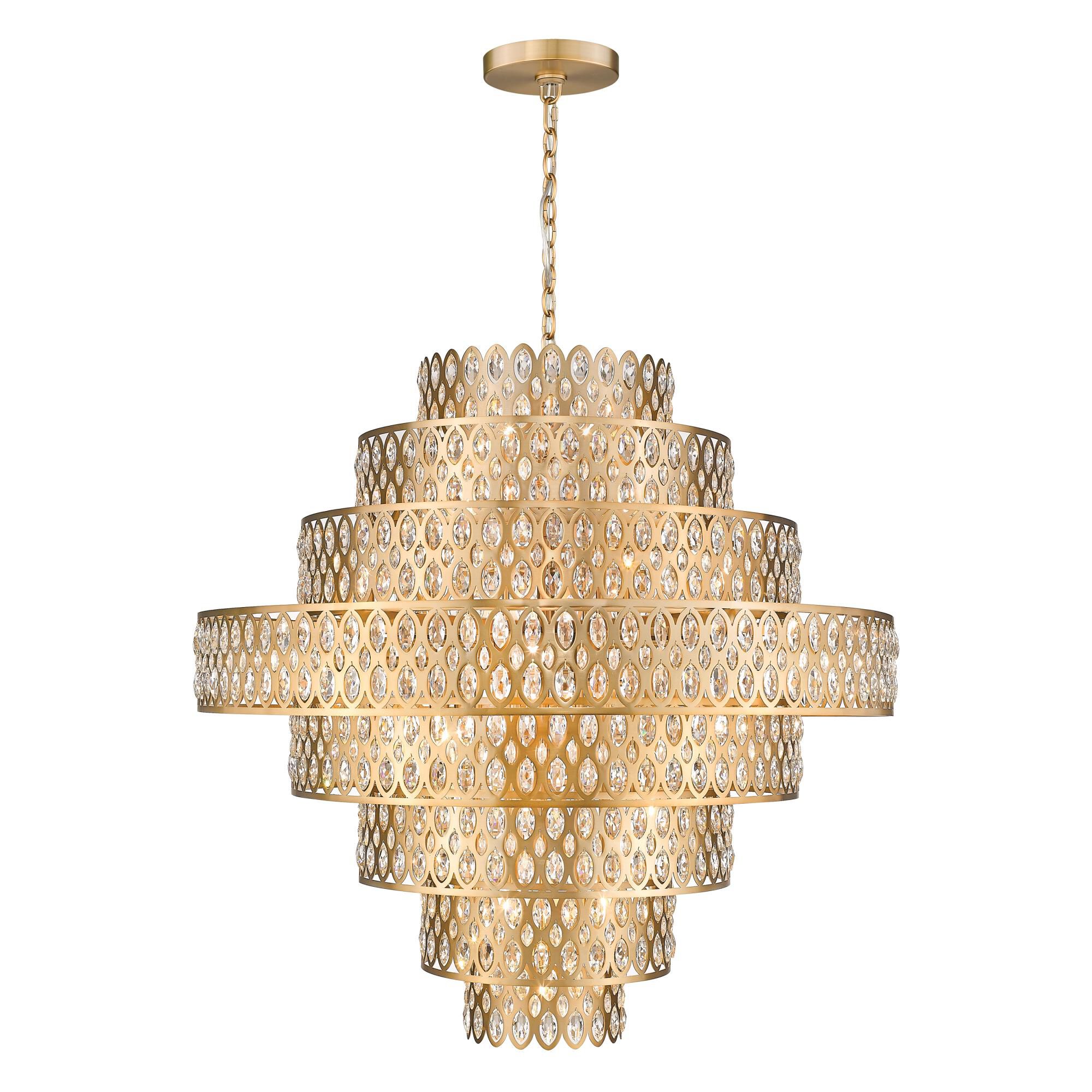 Dealey 44 Inch 25 Light Chandelier by Z-Lite