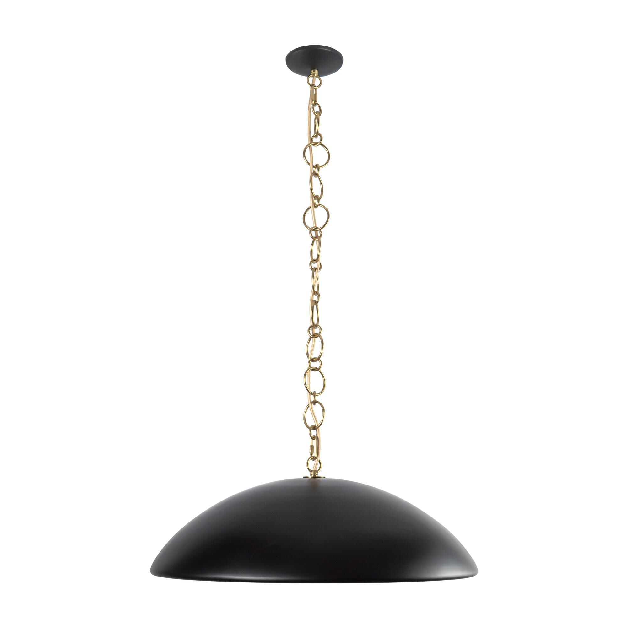 Shown in Matte Black finish and Steel shade