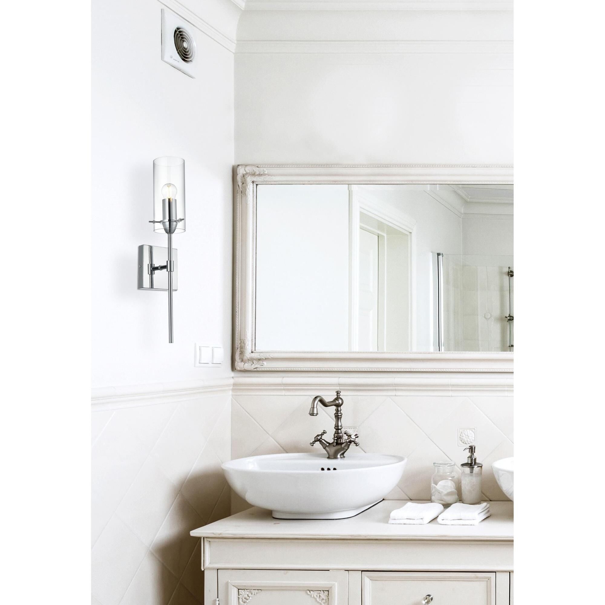 Shown in Chrome And Clear finish