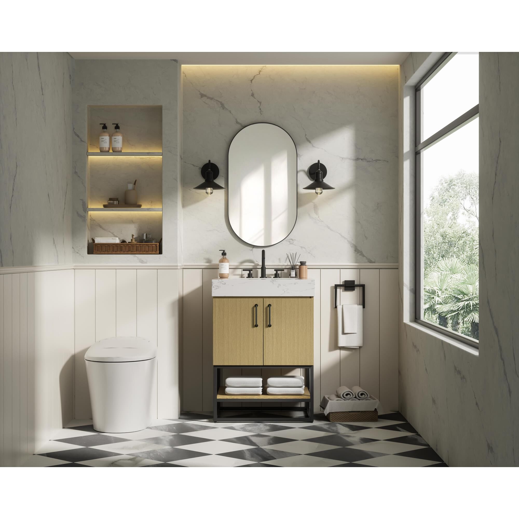 Shown in Honey Brown finish