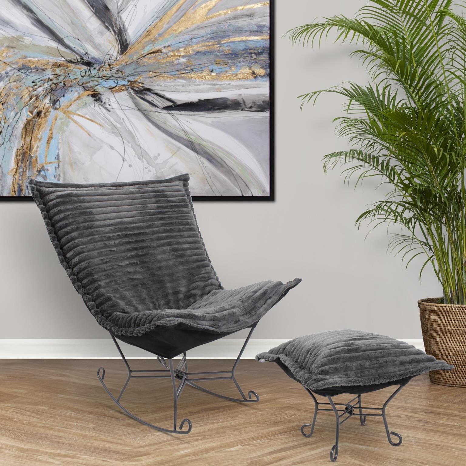 The Shar Pei Puff Ottoman Cover by Howard Elliott Collection