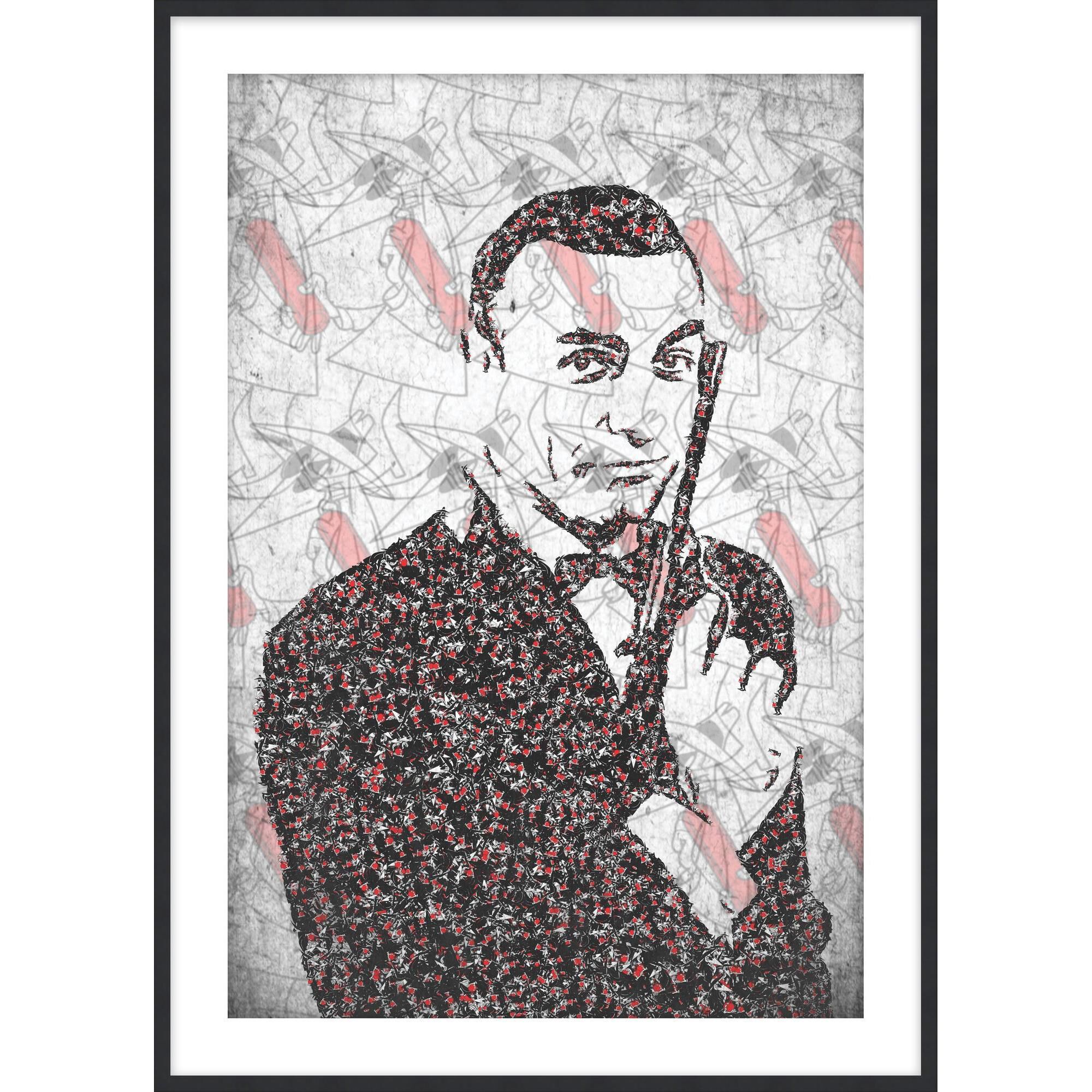 Jason Brueck Silhouette Spy Print by LEVEL57