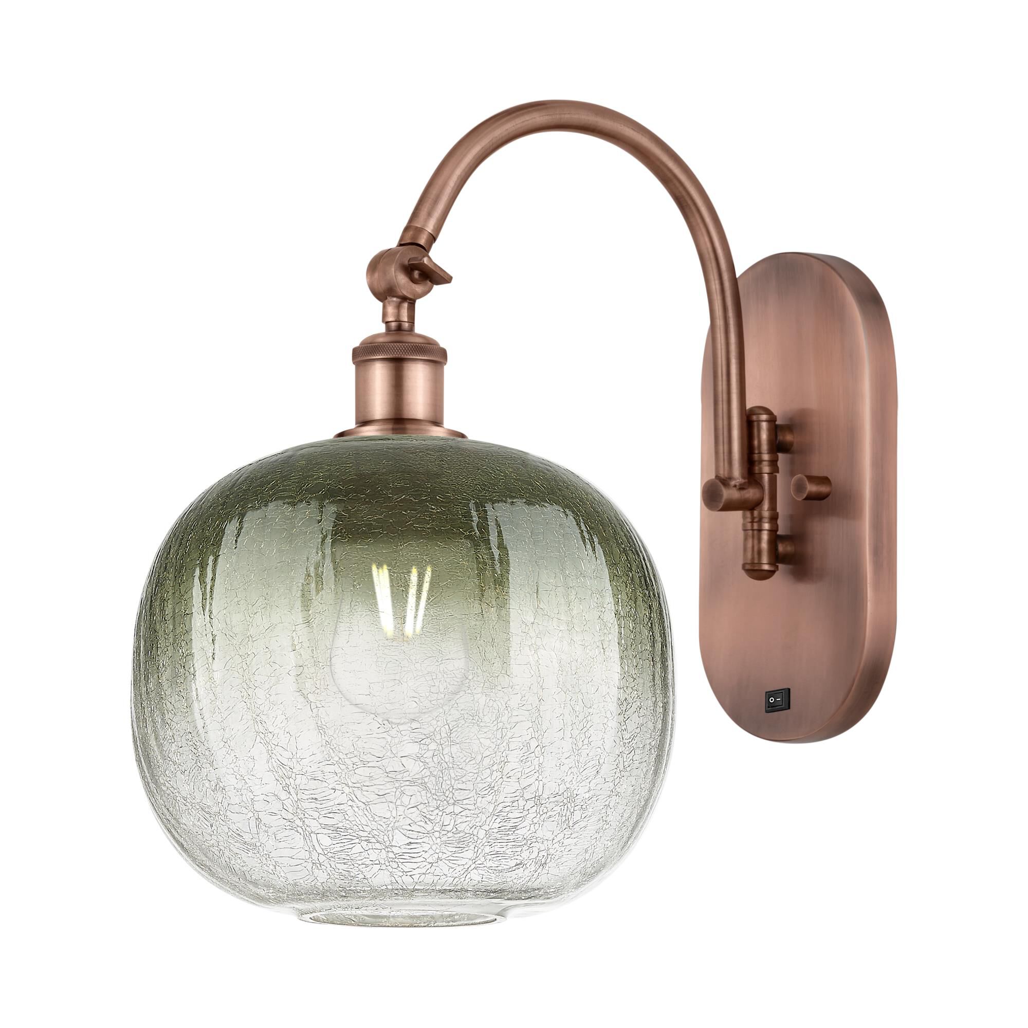 Bruno Marashlian Brookhaven Sphere 11 Inch Wall Swing Lamp by Innovations Lighting