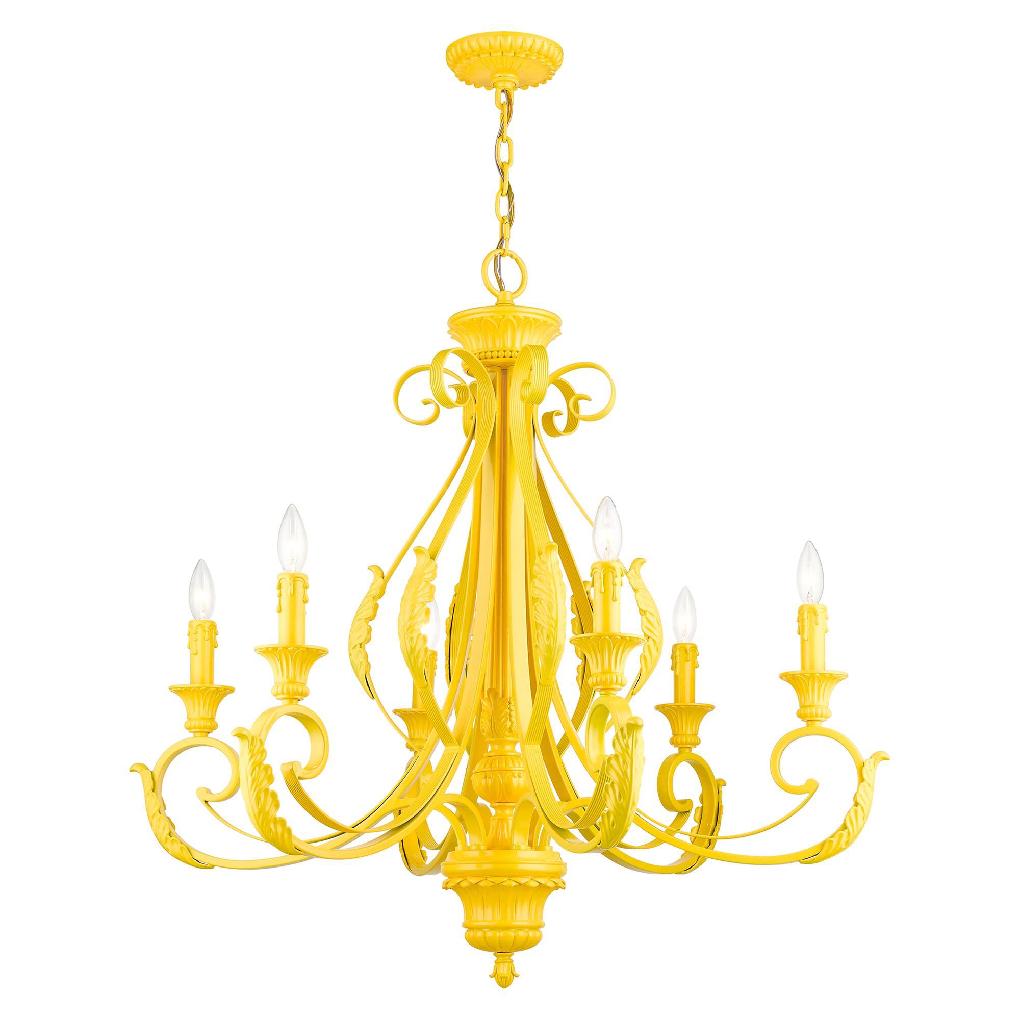 Valencia 6 Light Mini Chandelier by Livex Lighting
