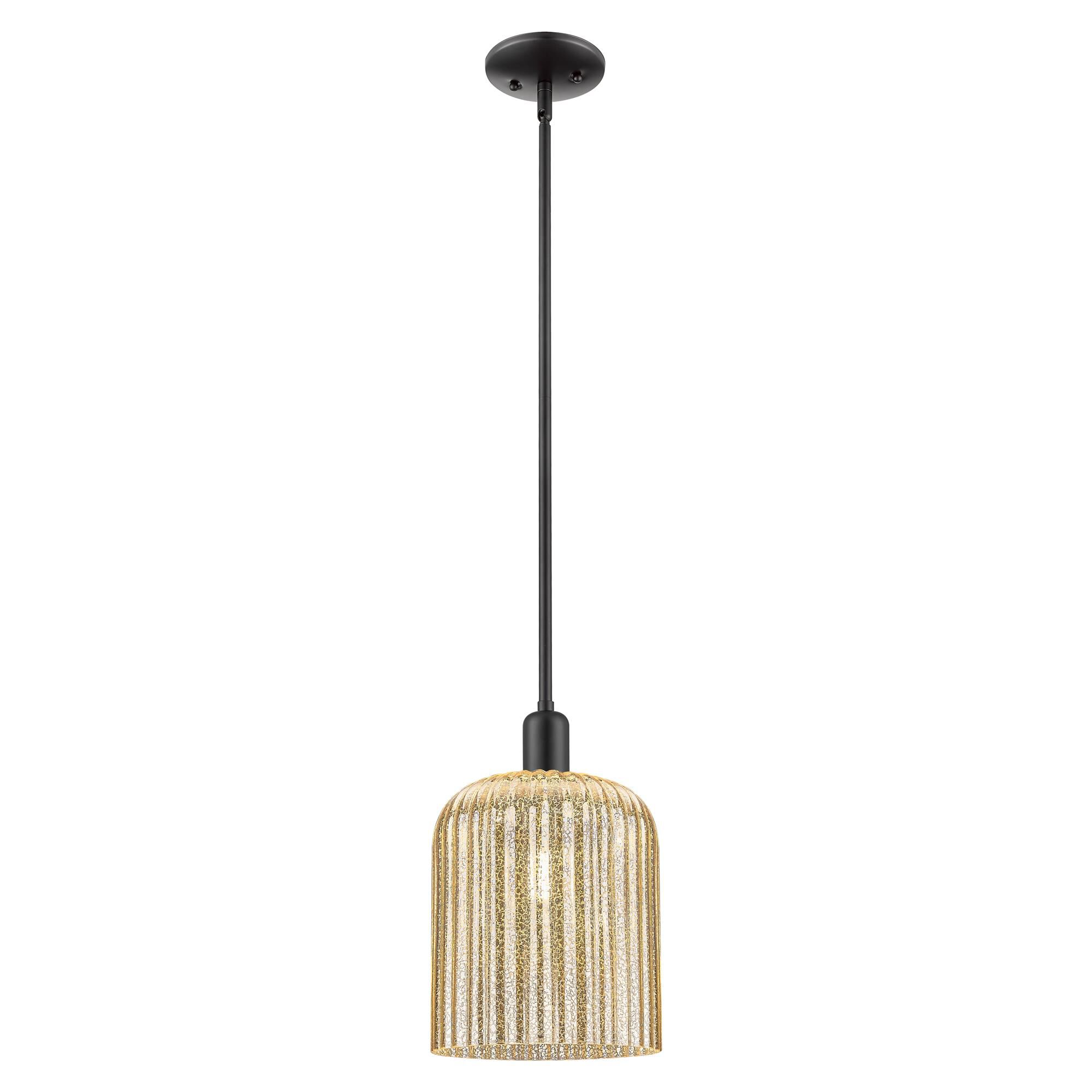 Shown in Matte Black finish and Mercury glass
