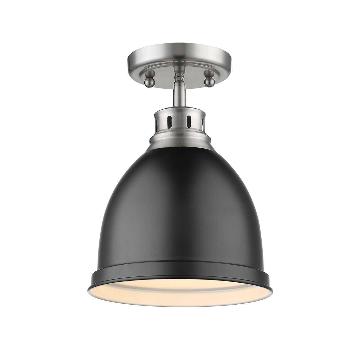 Duncan 12 Inch Semi Flush Mount by Golden Lighting