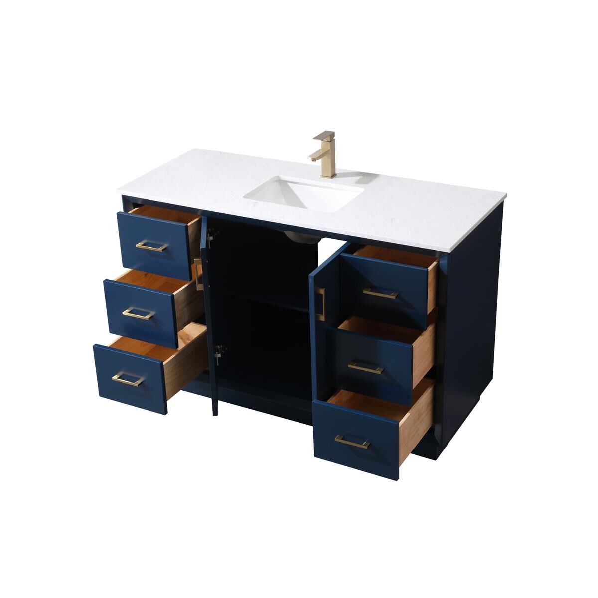 Shown in Blue finish