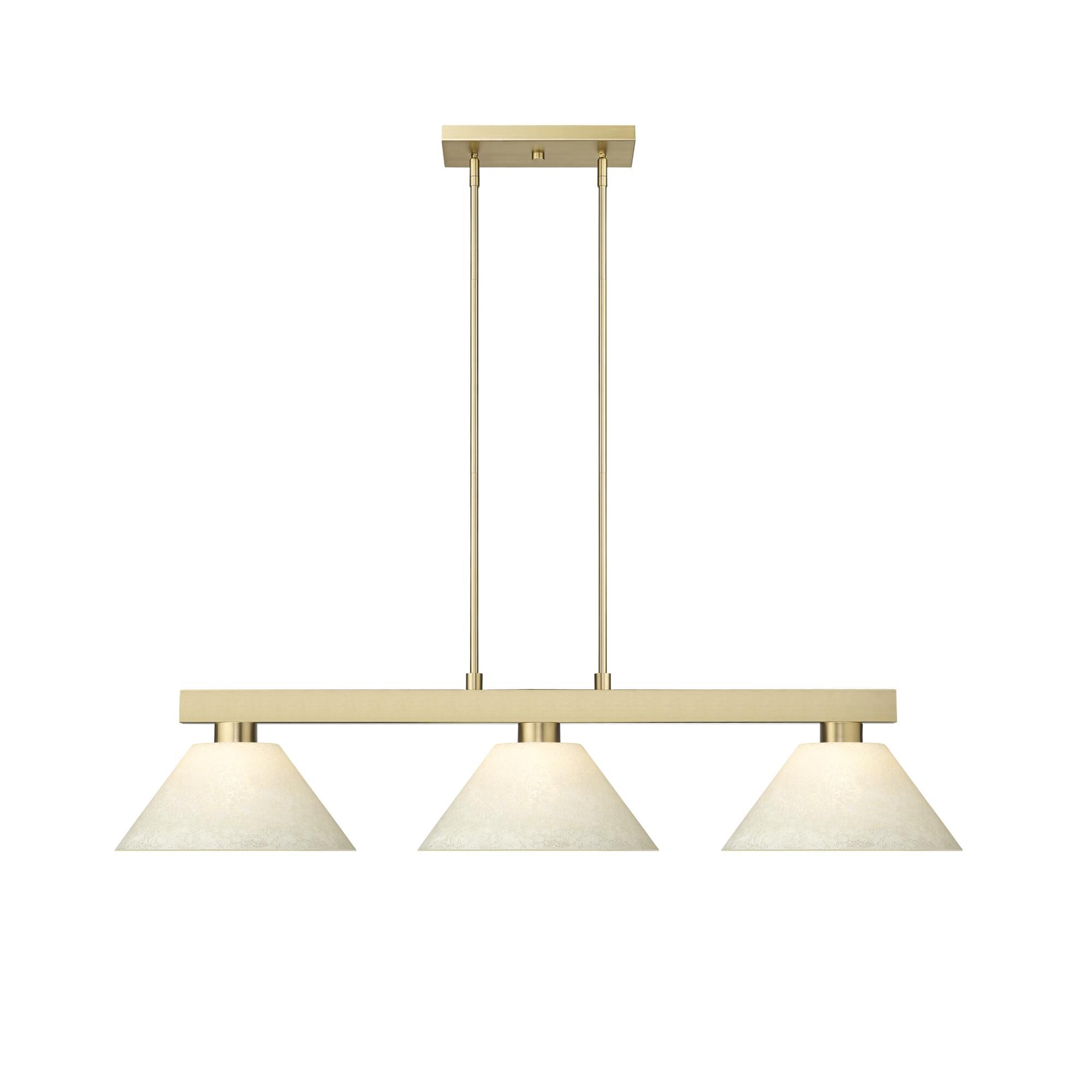 Shown in Modern Gold finish and Golden Mottle glass and Golden Mottle shade