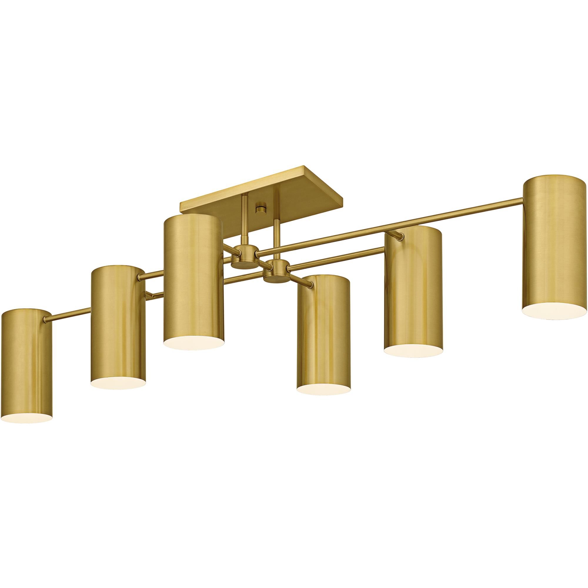 Shown in Brushed Gold finish and Metal shade