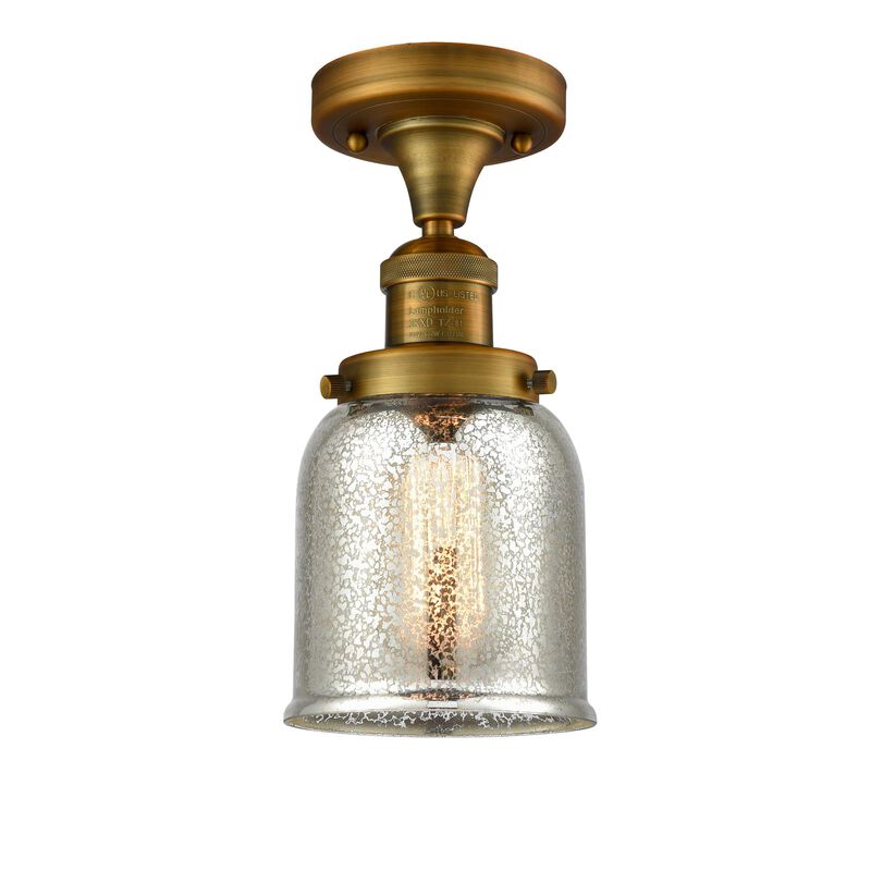 Bruno Marashlian Small Bell 5 Inch 1 Light Semi Flush Mount by Innovations Lighting