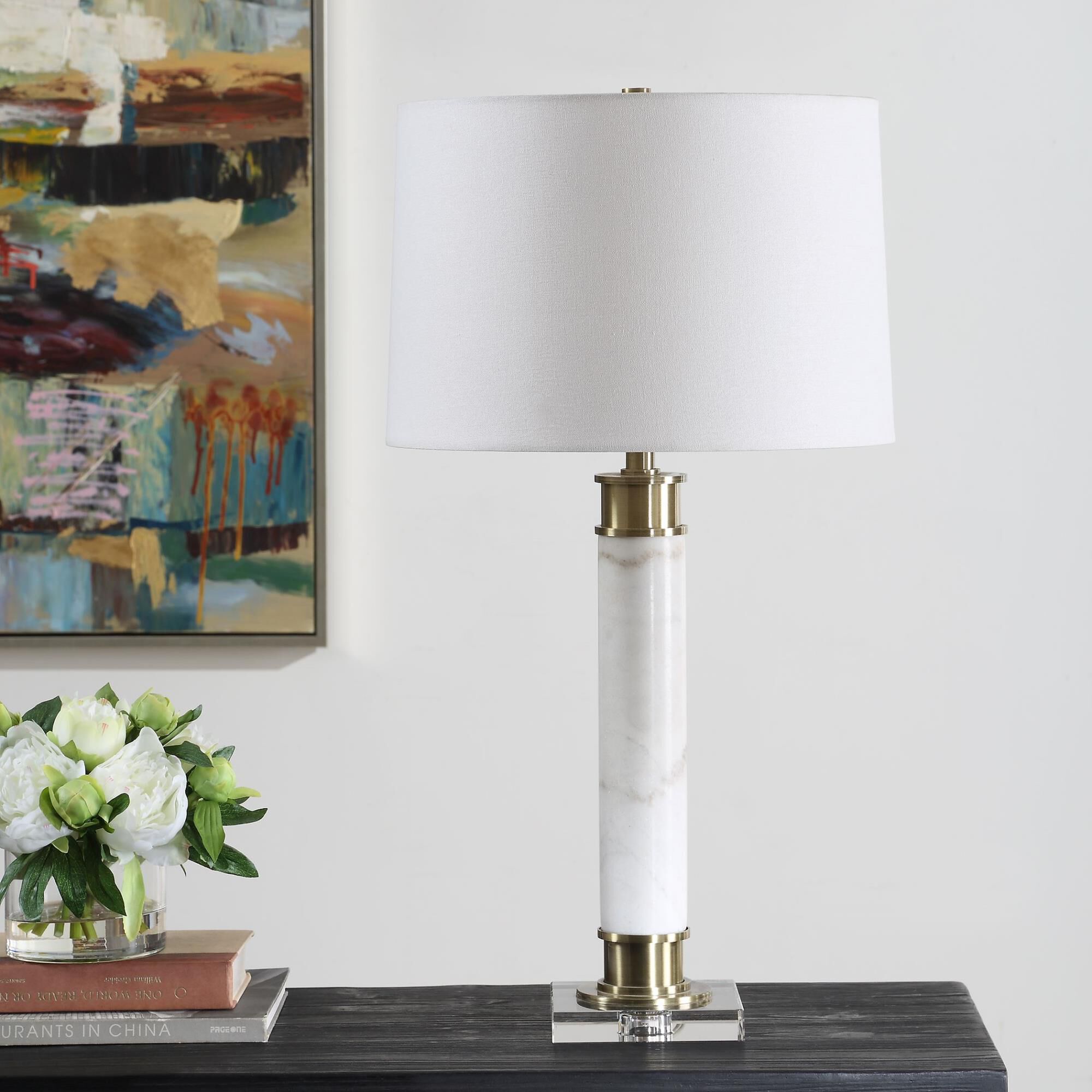 Jim Parsons Plinth 28 Inch Table Lamp by Uttermost