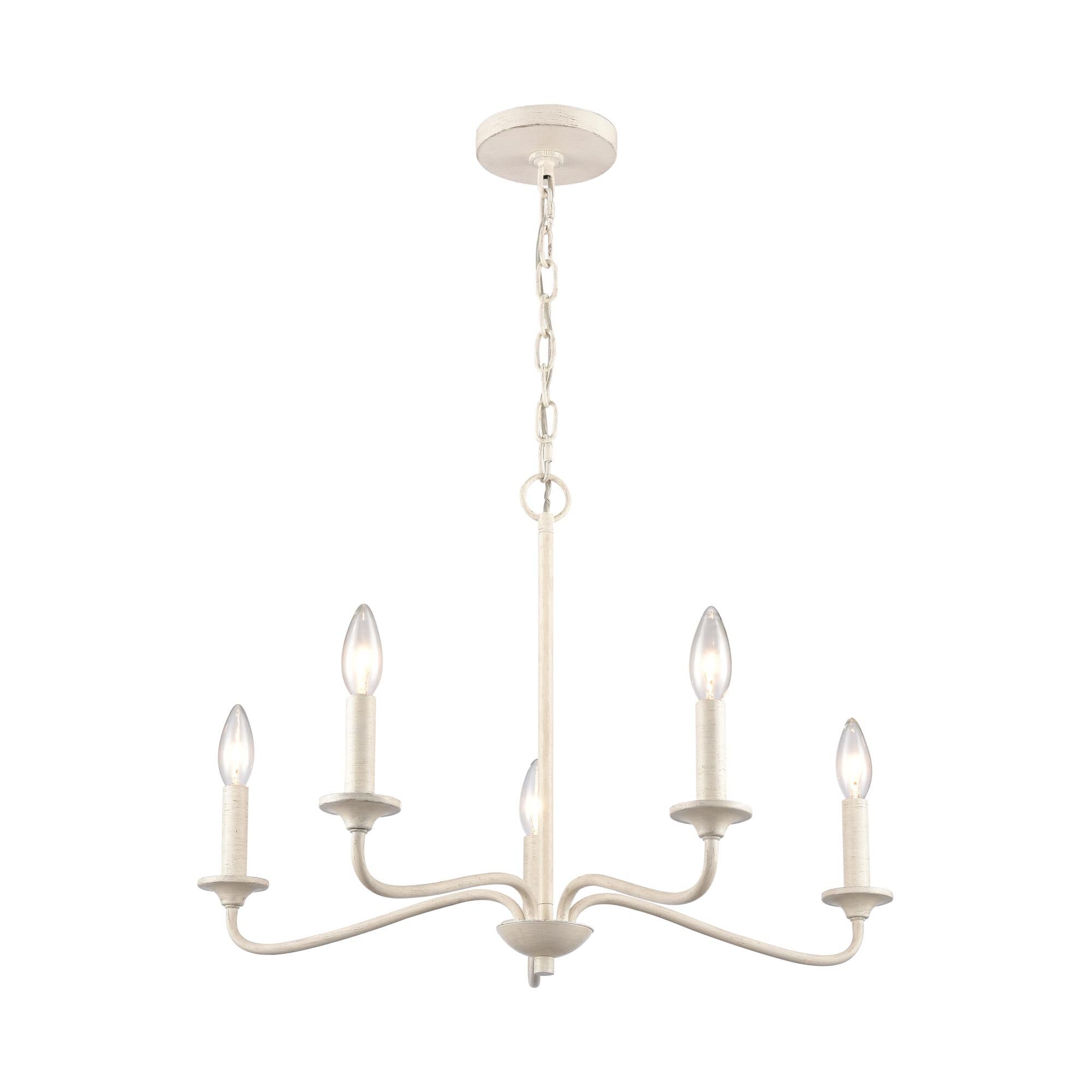 Quinn 23 Inch 5 Light Chandelier by ELK Lighting