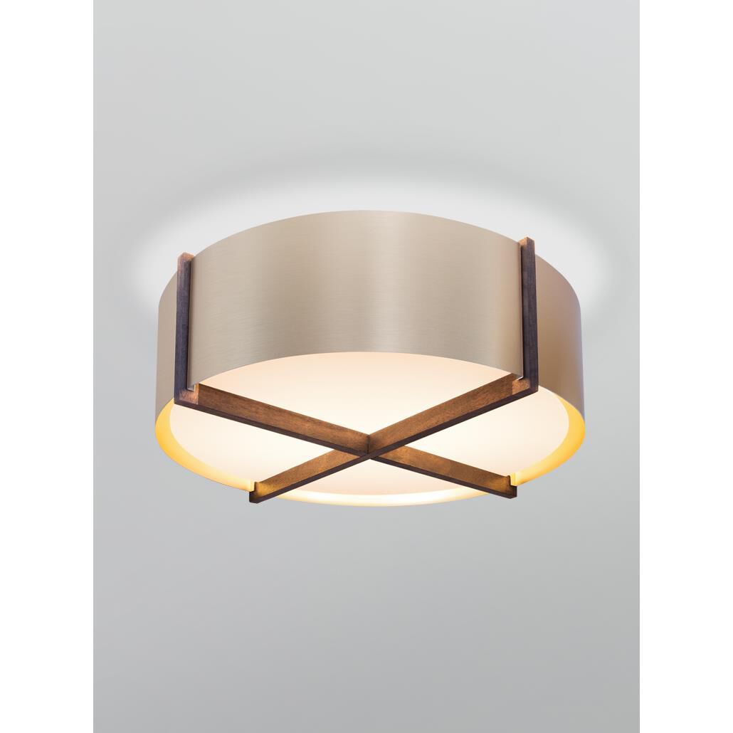 Nick Sheridan Plura 18 Inch 2 Light Flush Mount by Cerno