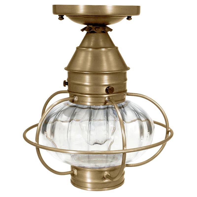 Onion 9 Inch Outdoor Flush Mount by Northeast Lantern
