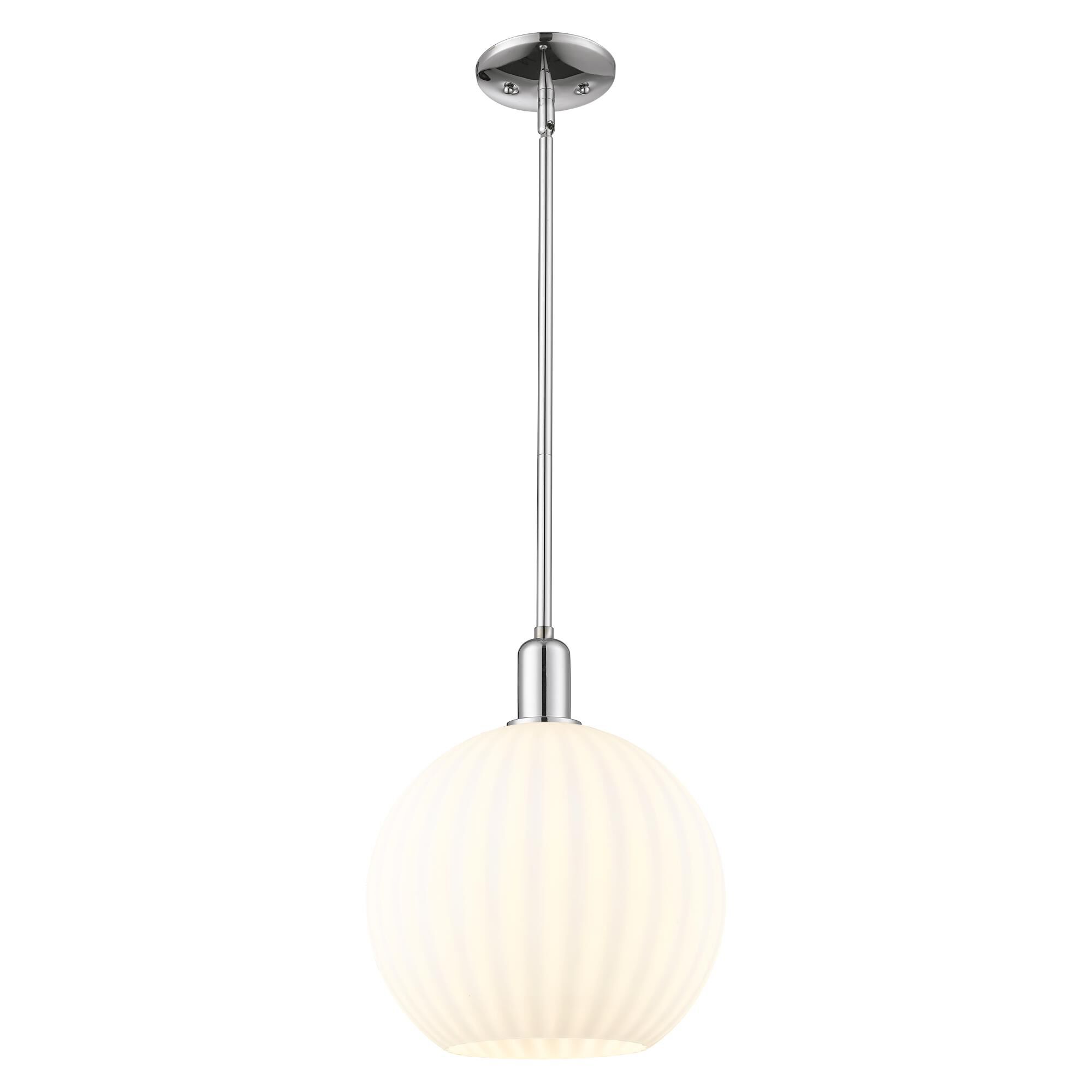 Bruno Marashlian White Venetian 12 Inch Mini Pendant by Innovations Lighting