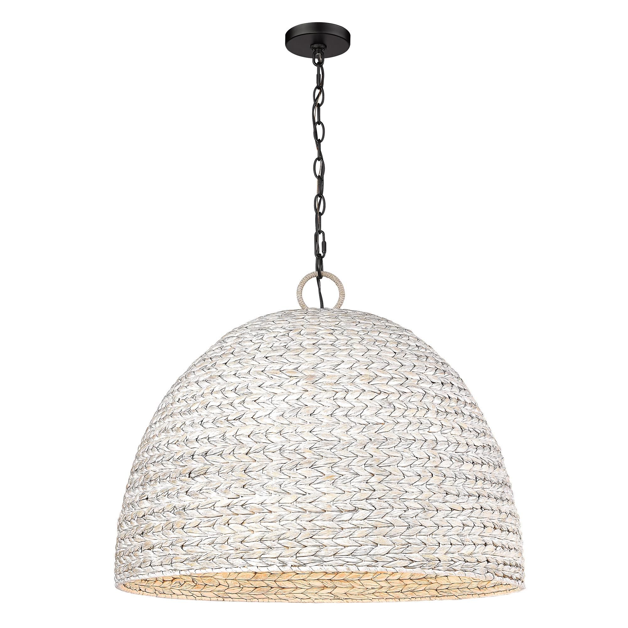 Rue 21 Inch Large Pendant by Golden Lighting
