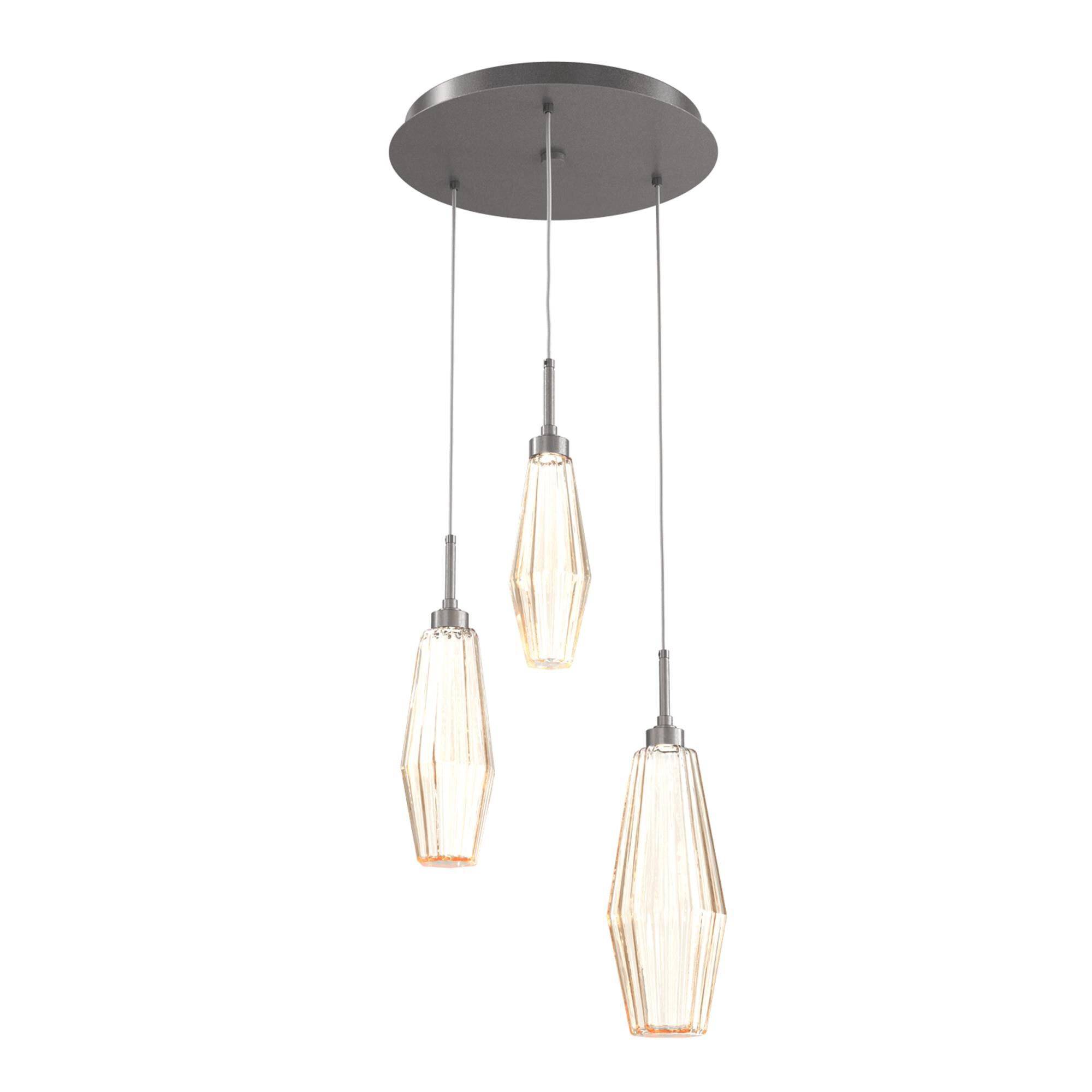 Aalto 17 Inch 3 Light Multi Light Pendant,