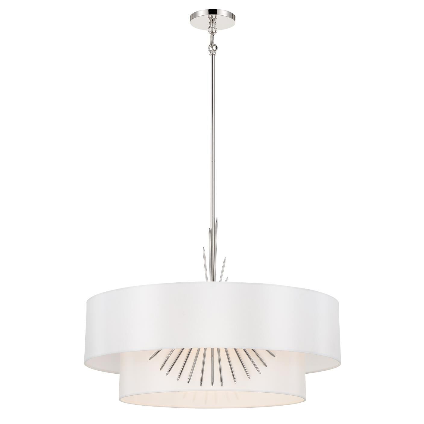 Robin Baron Gramecy 25 Inch Large Pendant by Kovacs