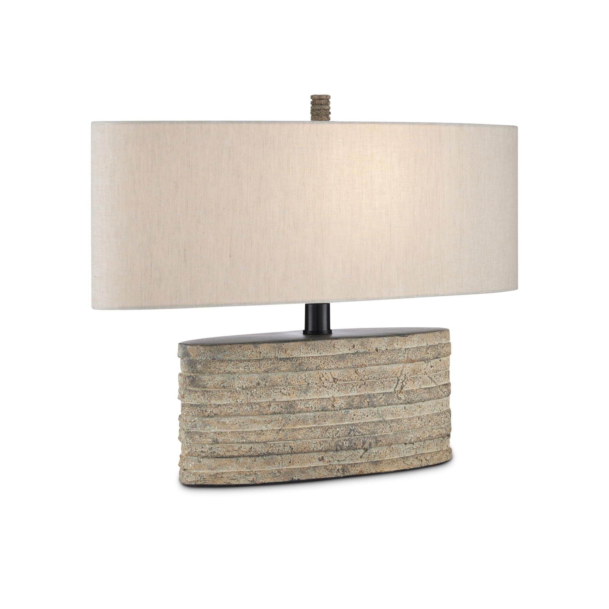 Shown in Rustic finish and Vanilla Linen shade