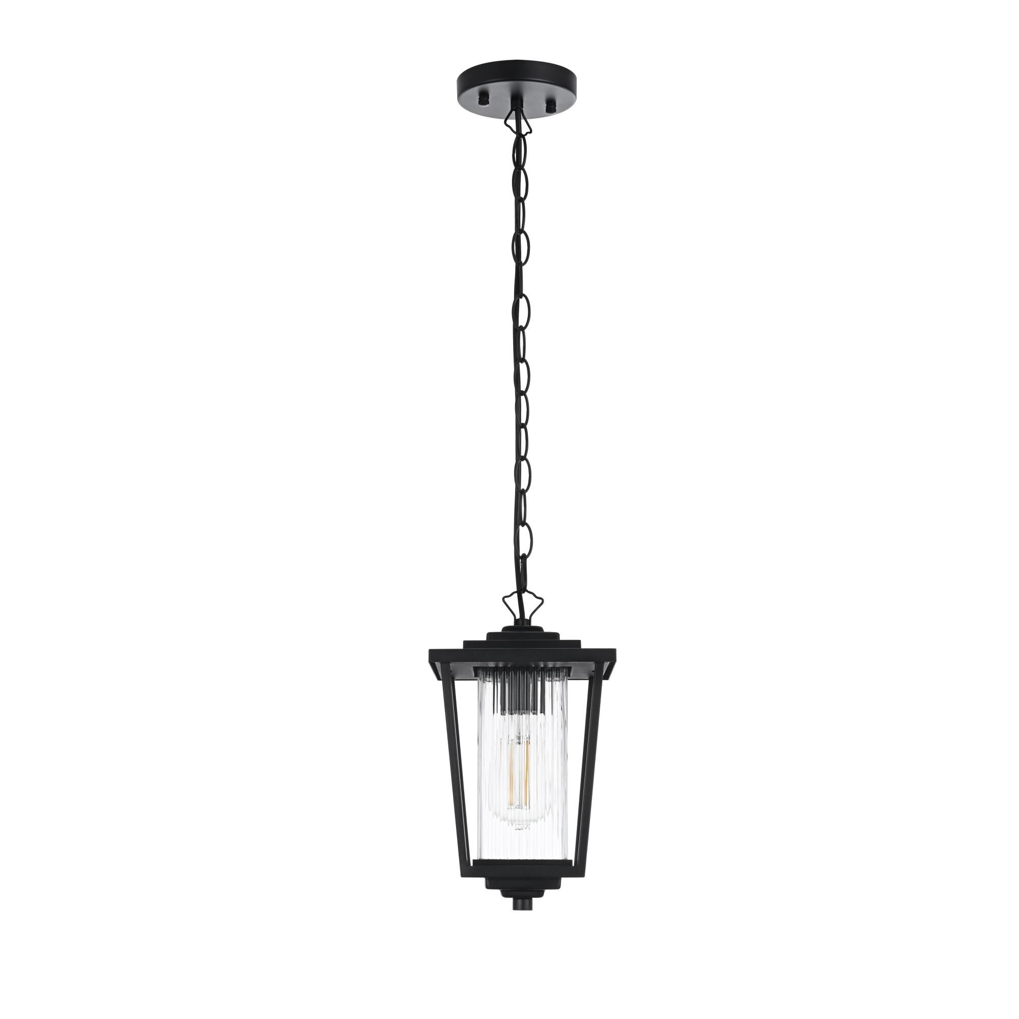 York 7 Inch Outdoor Hanging Lantern by Elegant Lighting