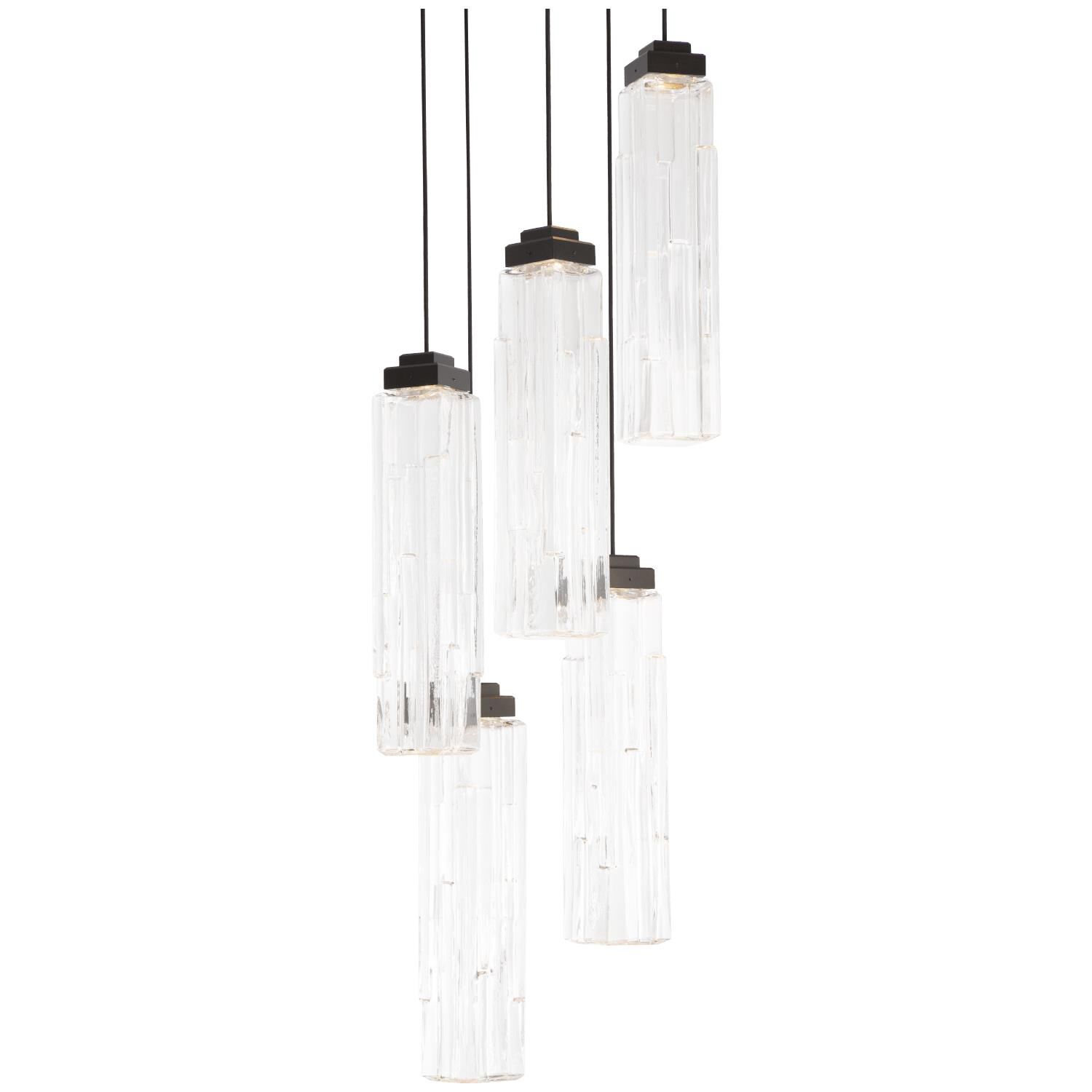 Ledgestone Multi Light Pendant by Hammerton Studio
